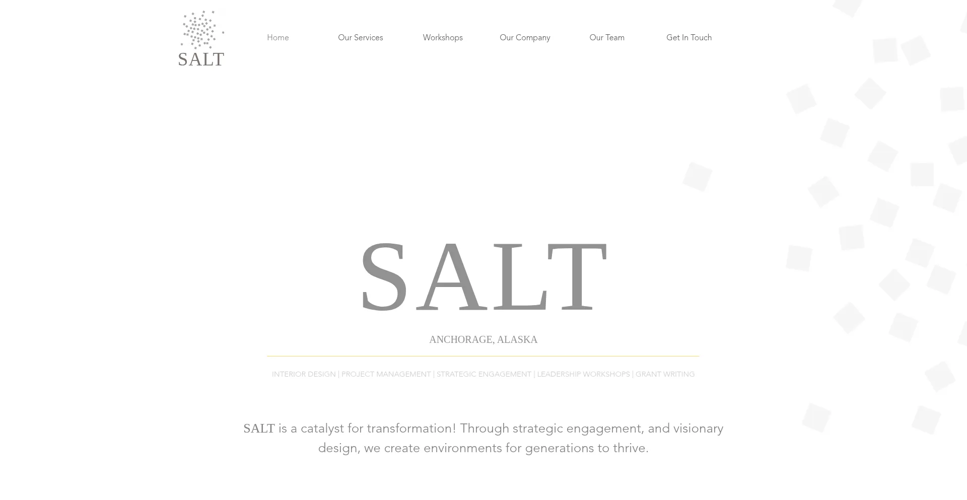 Website screenshot of Salt-ak.com