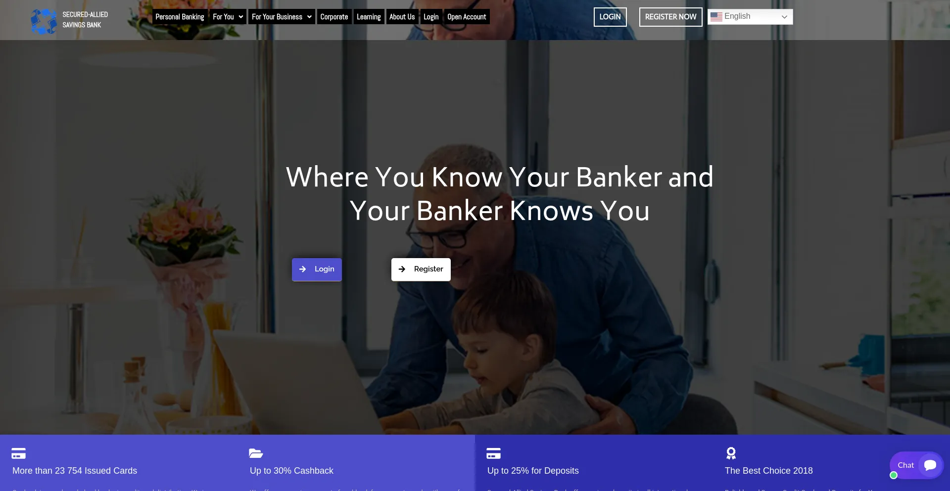 Website screenshot of Sasbonline.com
