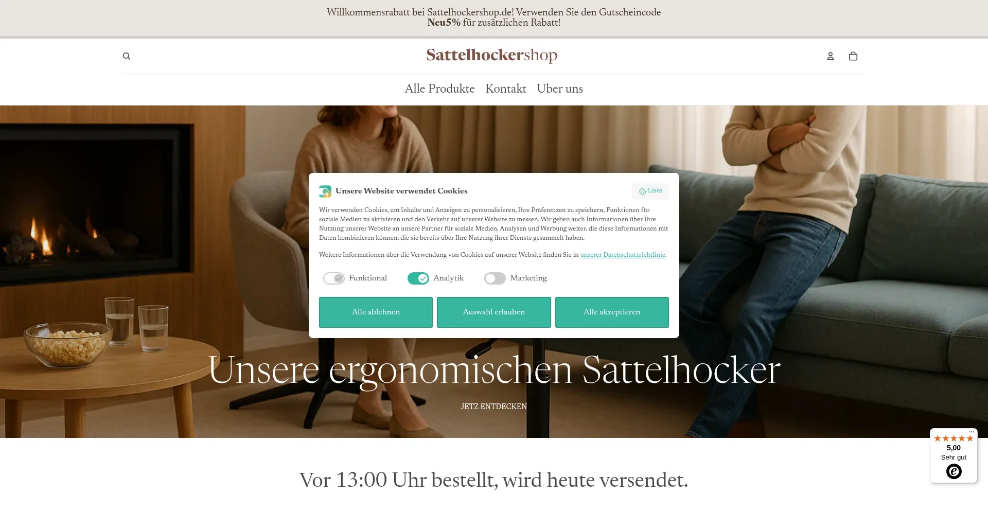Sattelhockershop.de é Seguro e Confiável?