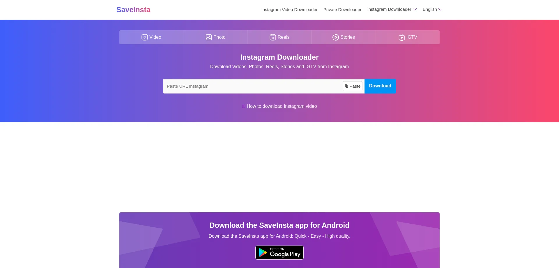 Saveinsta.App Relatório De Verificação