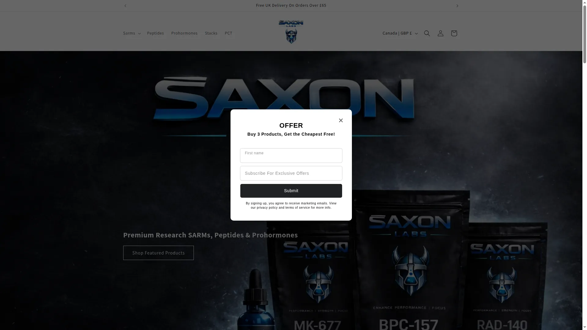 Saxonlabs.co.uk