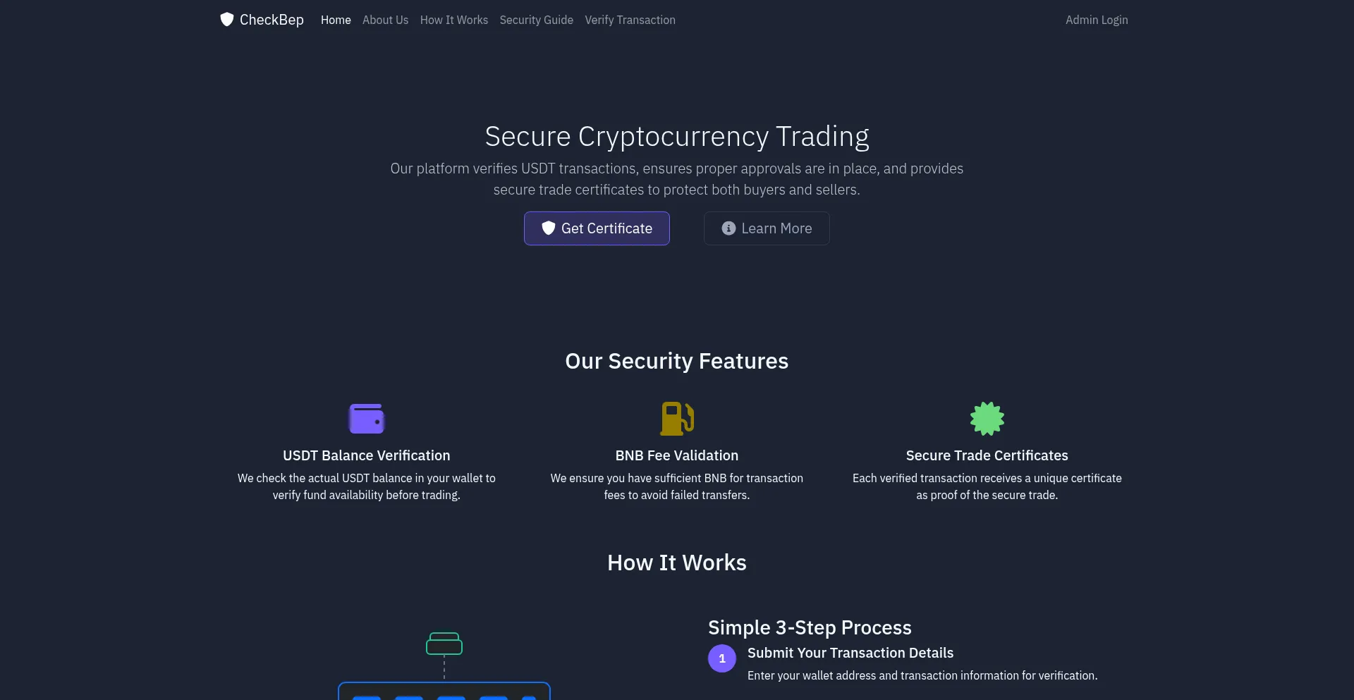 Website screenshot of Scanbnb.live