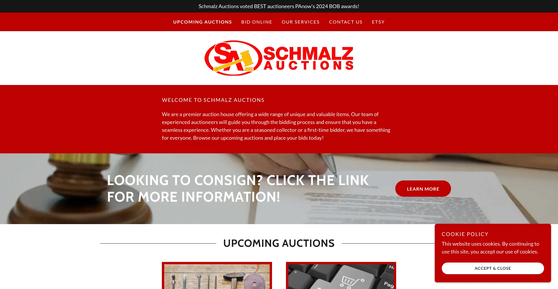 Schmalzauctions.com é Seguro e Confiável?