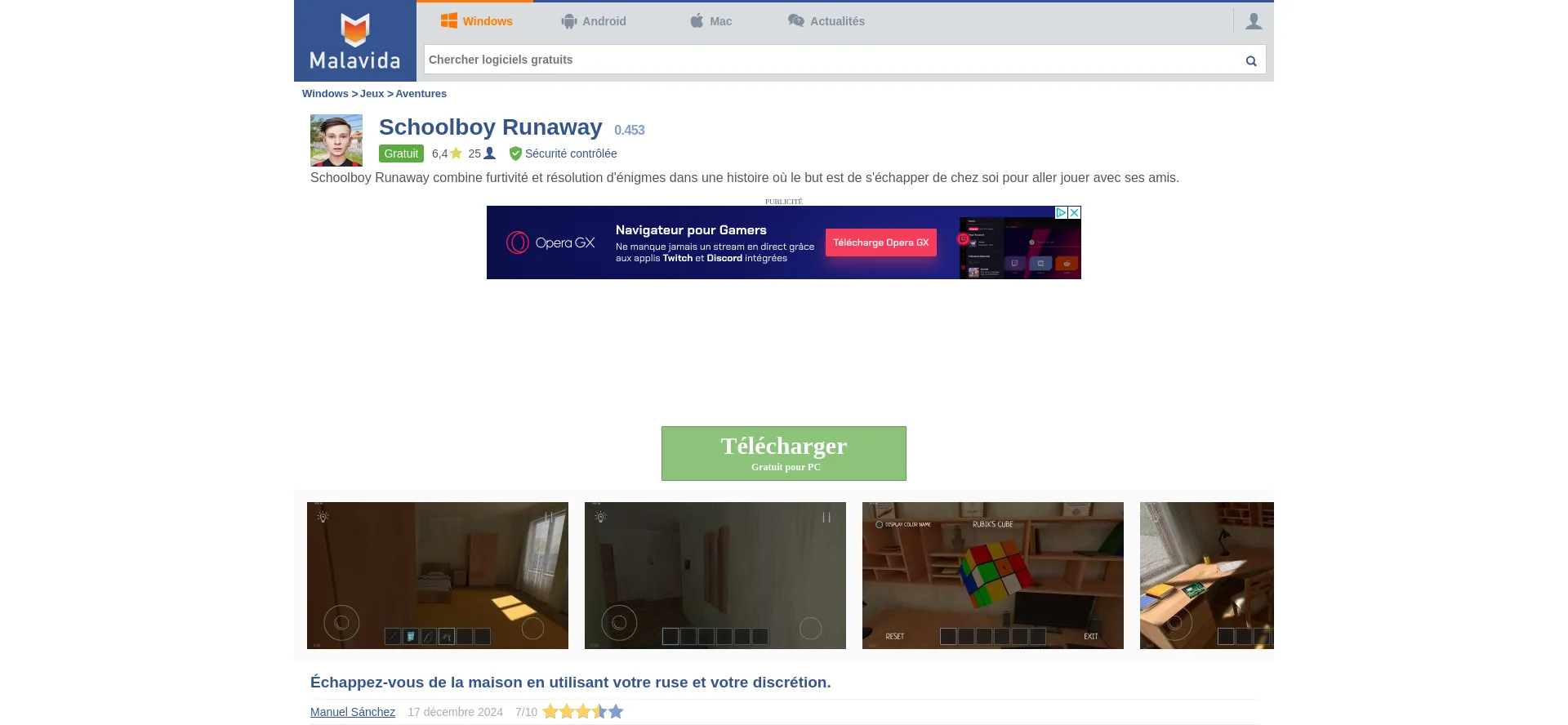 Schoolboy-runaway.fr.malavida.com