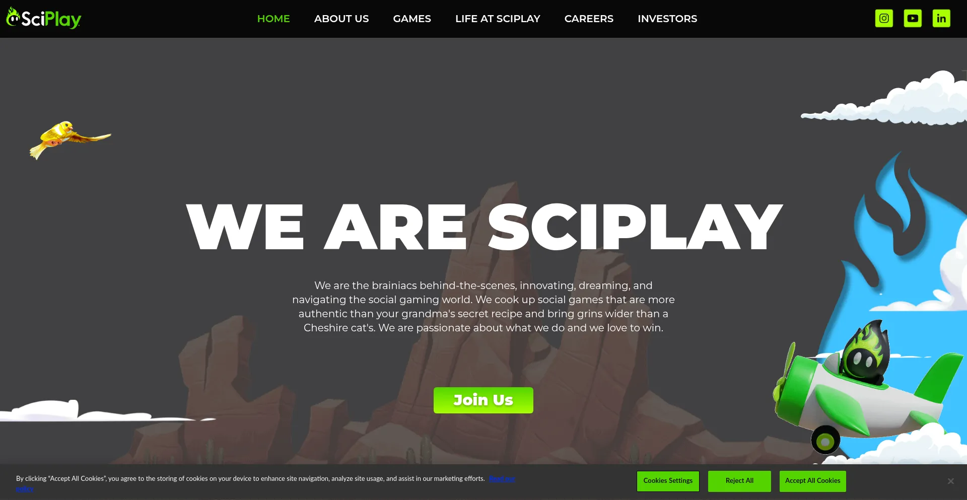 Sciplay.com Screenshot