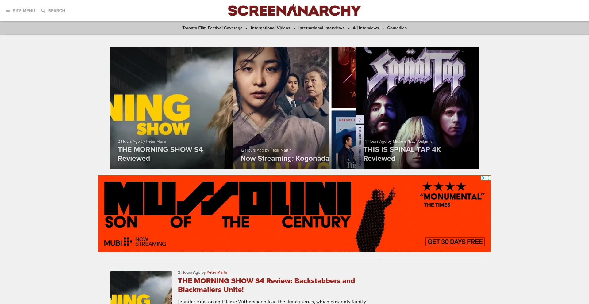 Screenanarchy.com é Seguro e Confiável?