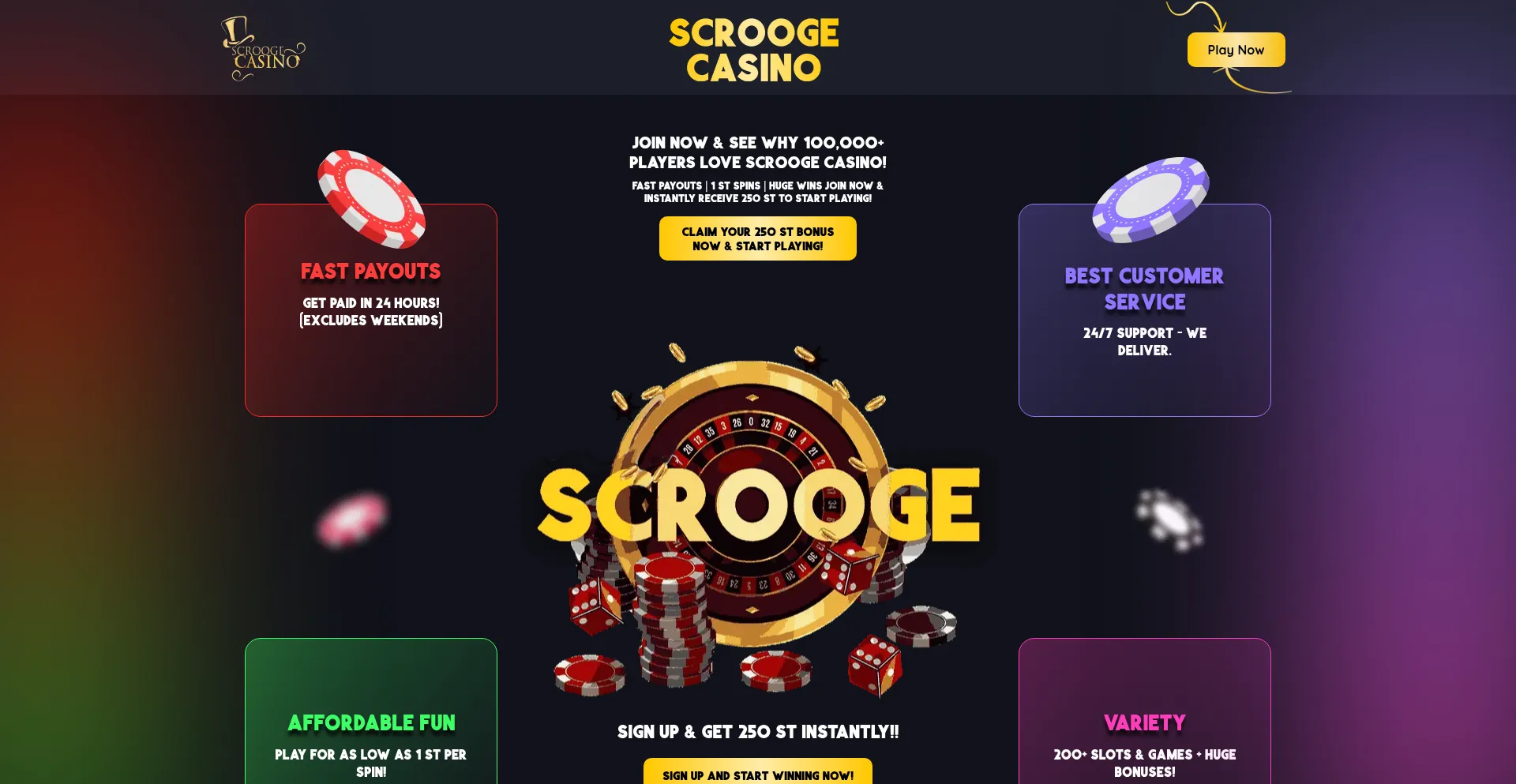 Scrooge.casino é Seguro e Confiável?