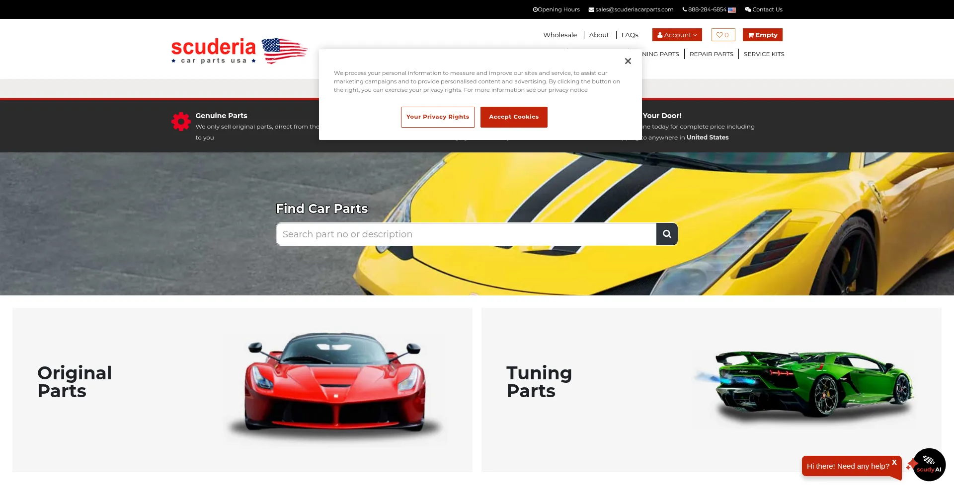 Scuderiacarparts.com é Seguro e Confiável?