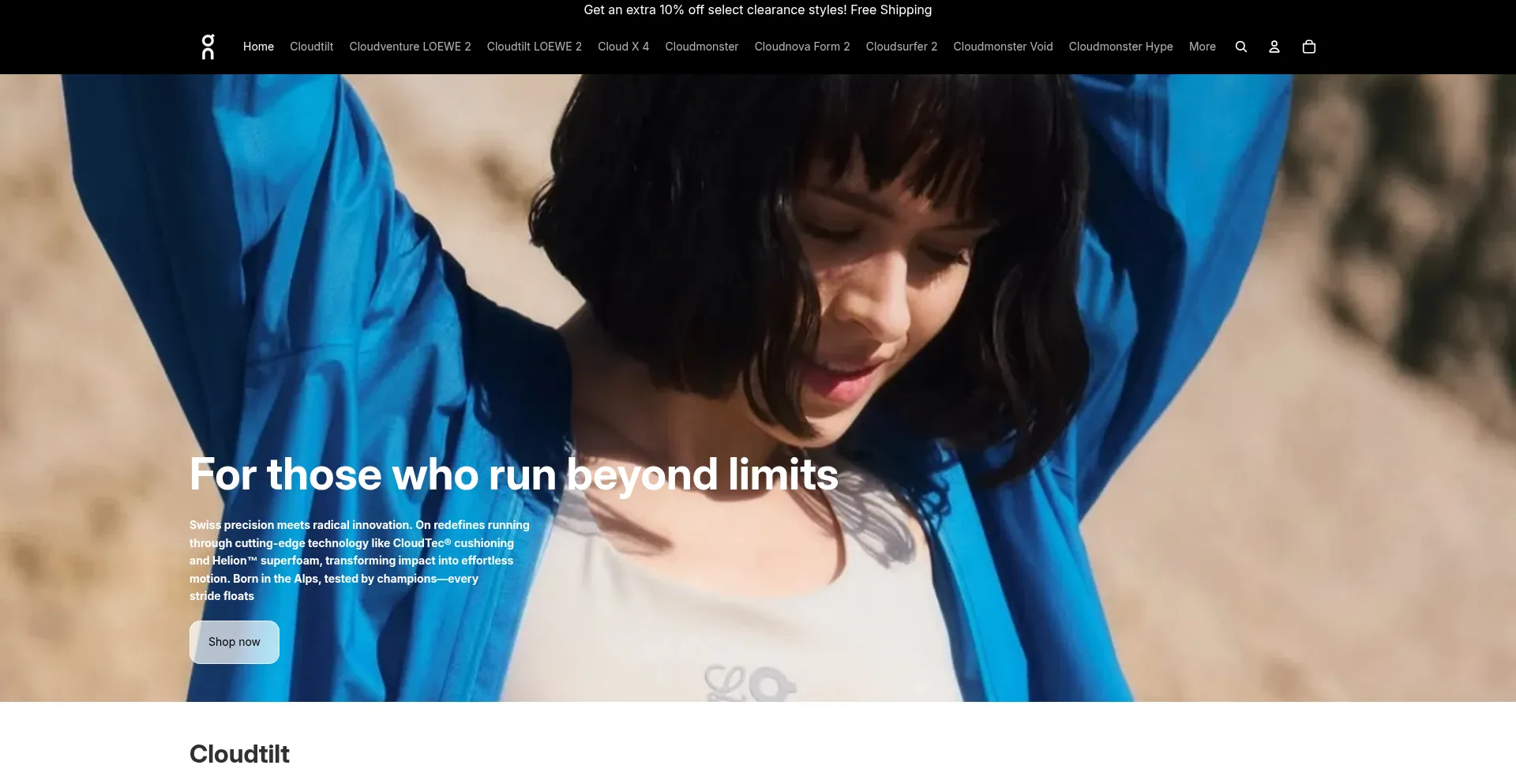 Website screenshot of Seangough.shop