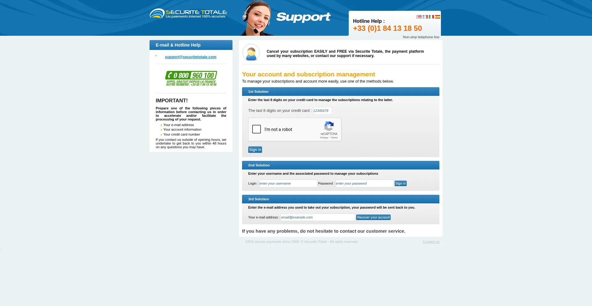 Website screenshot of Secure.everflirt.com
