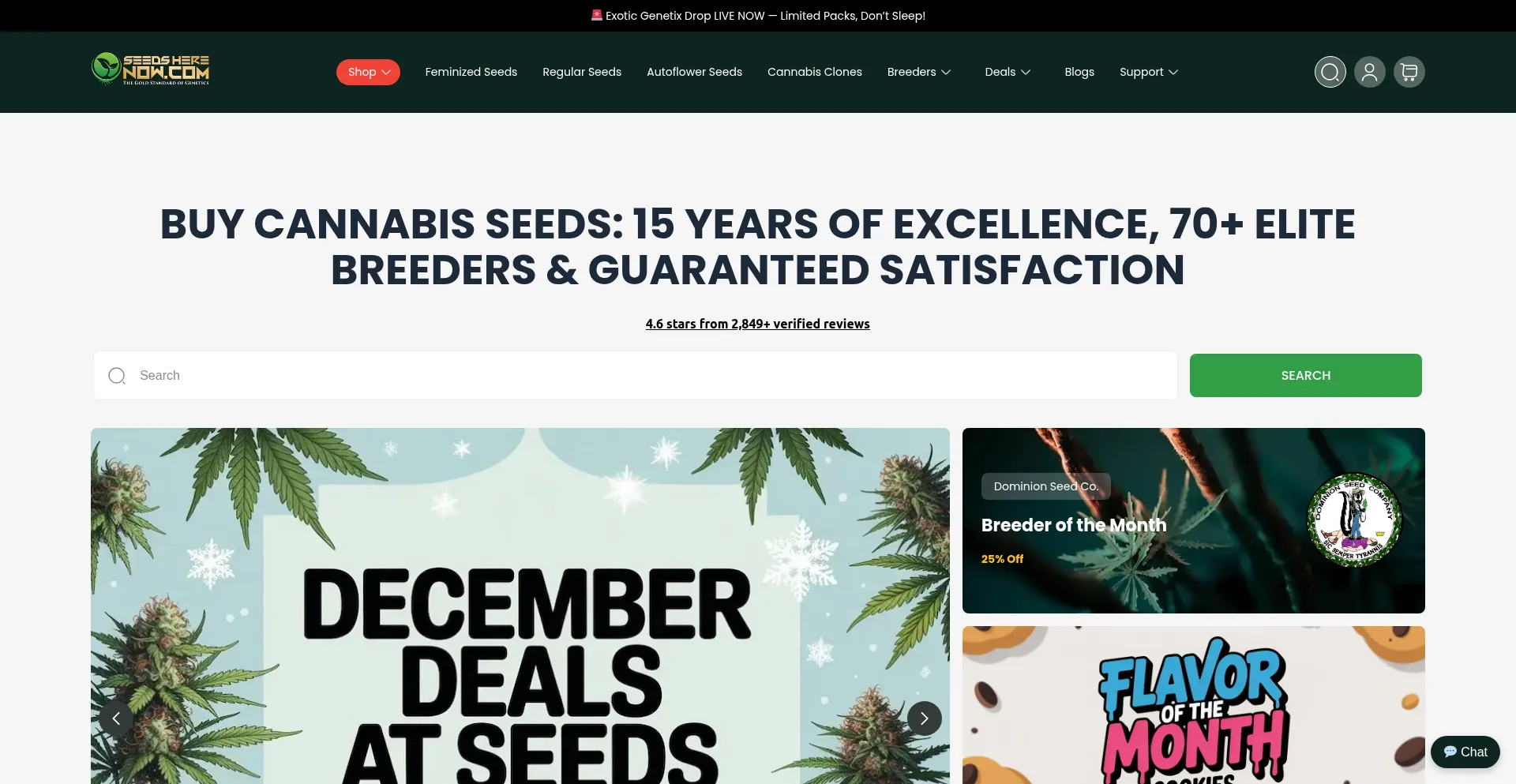 Seedsherenow.com