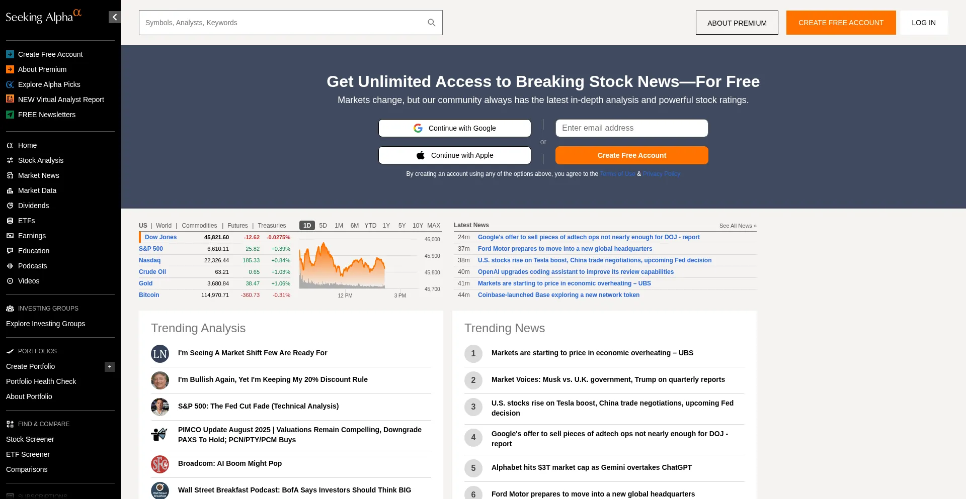 Seekingalpha.com é Seguro e Confiável?