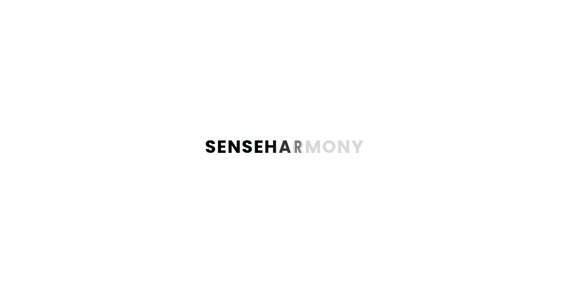 Website screenshot of Senseharmony.com