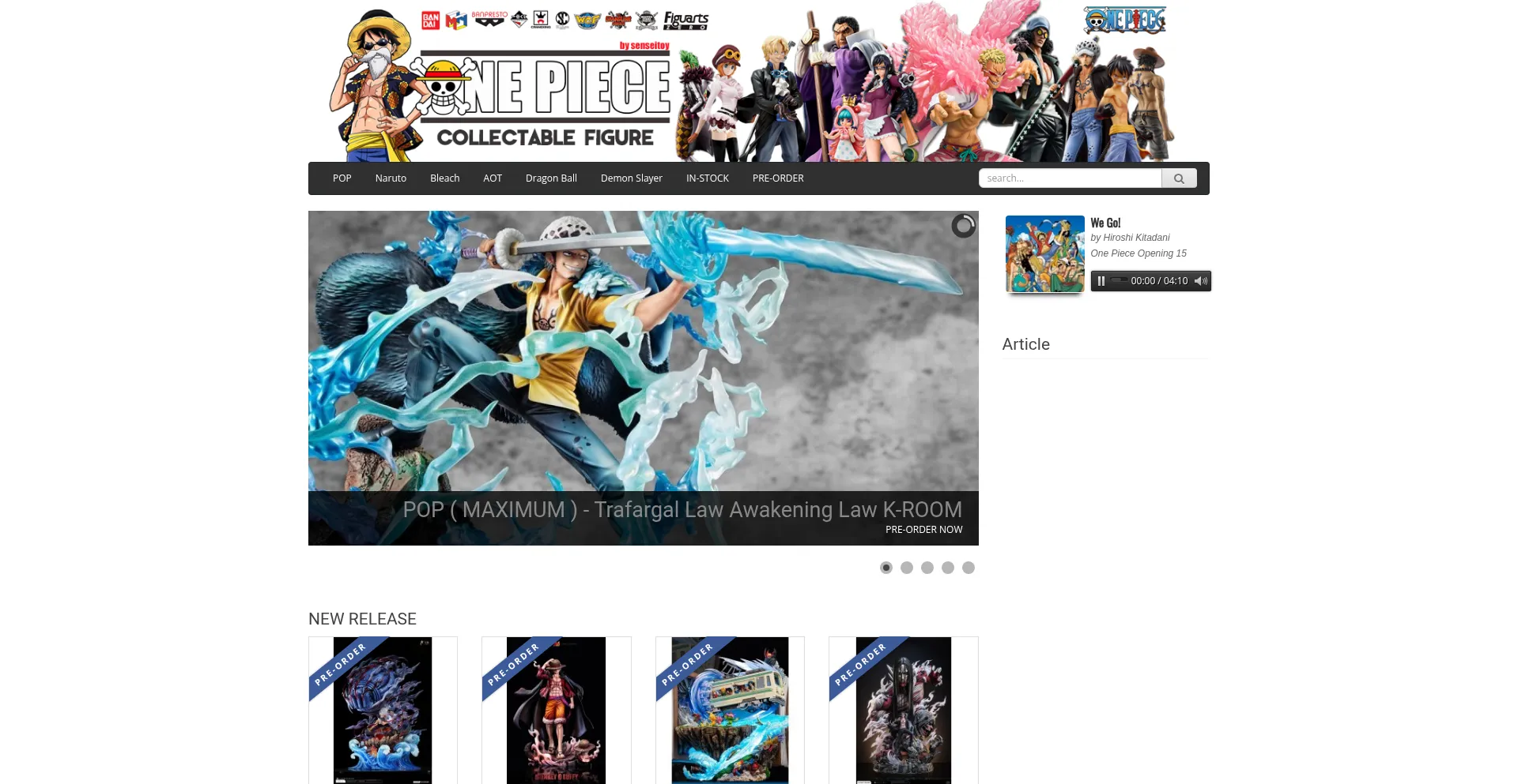 Website screenshot of Senseitoy.com