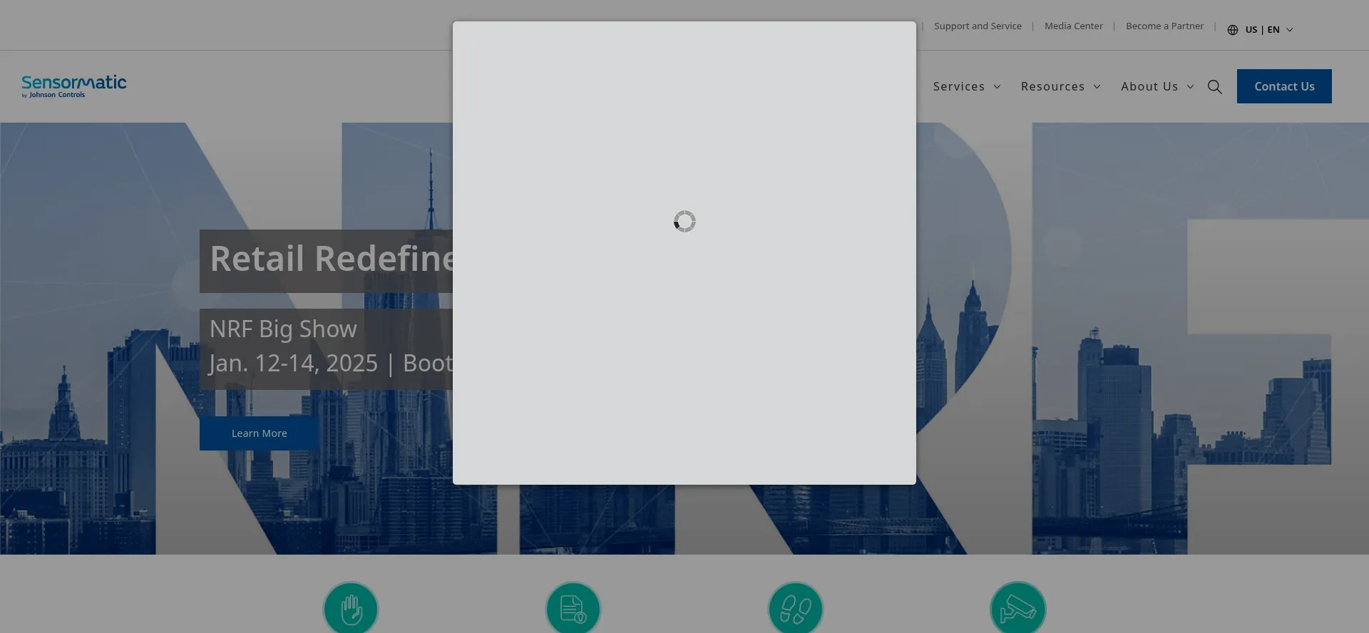 Sensormatic.com Screenshot