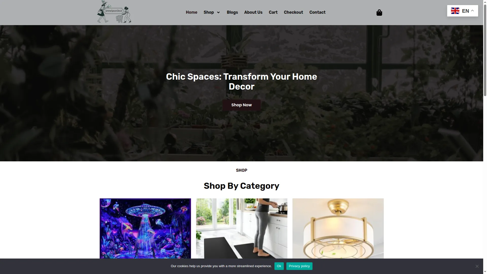 Serenespacesdecor.com