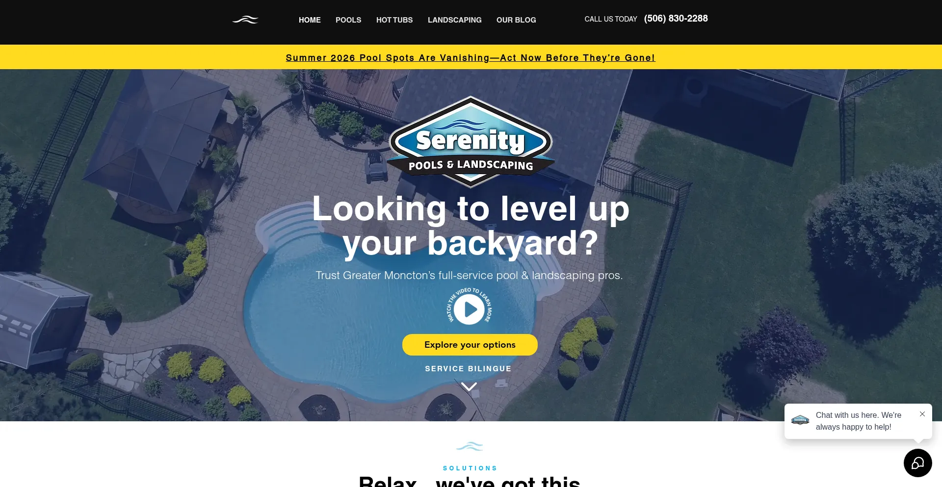 Serenitypoolsandlandscaping.com