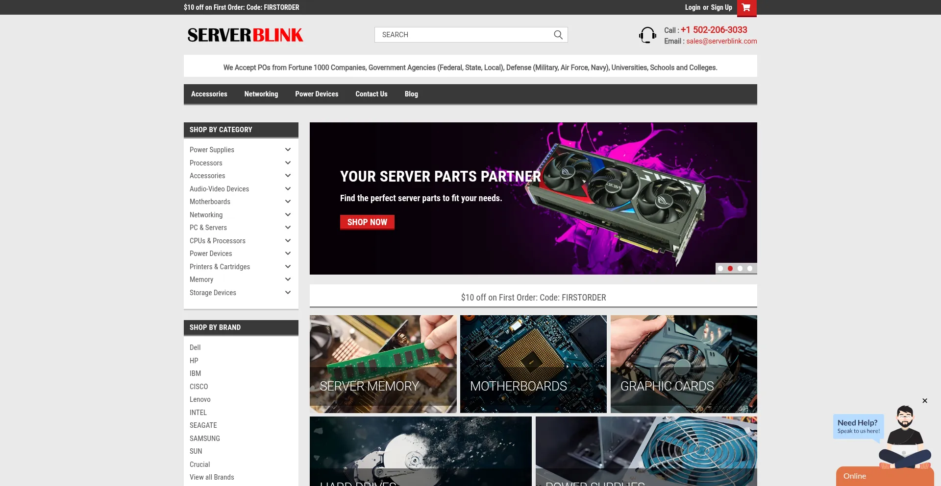 Serverblink.com Screenshot
