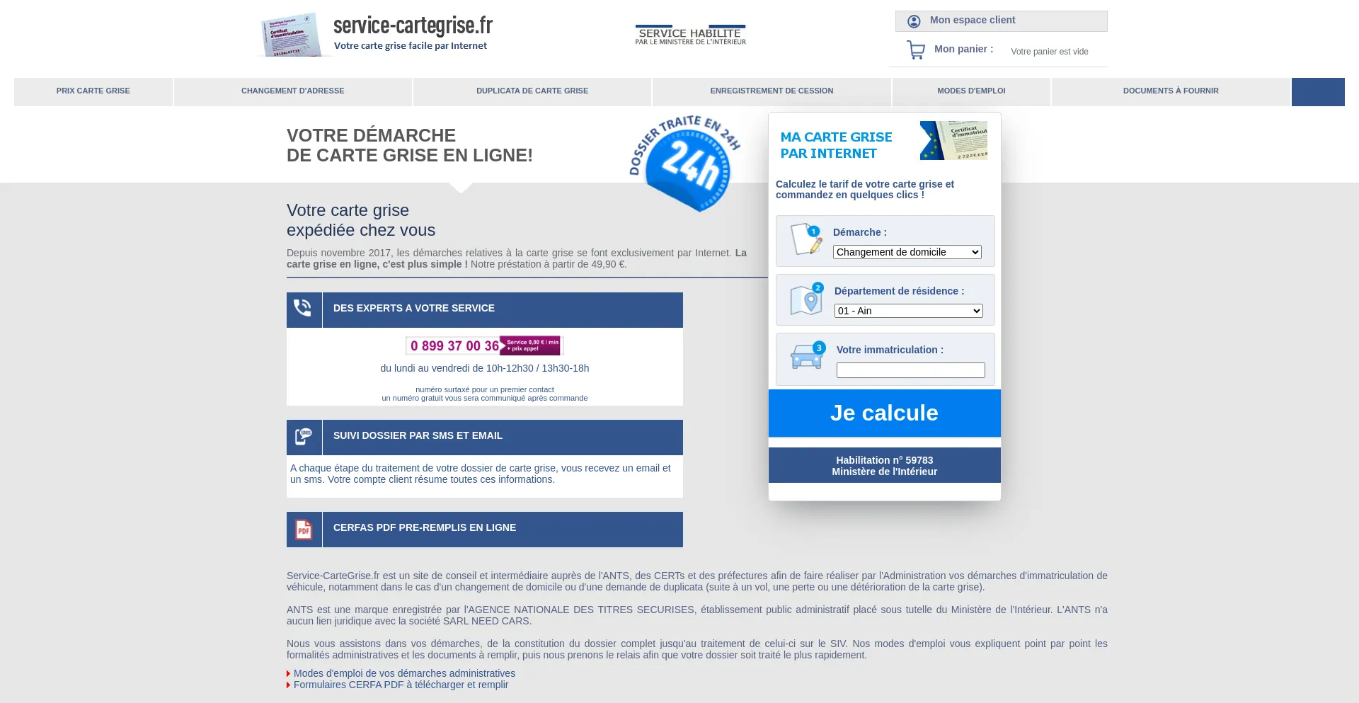 Service-cartegrise.fr é Seguro e Confiável?