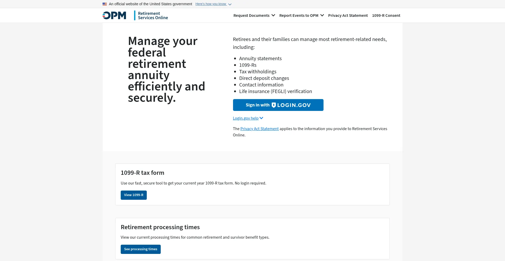 Servicesonline.opm.gov