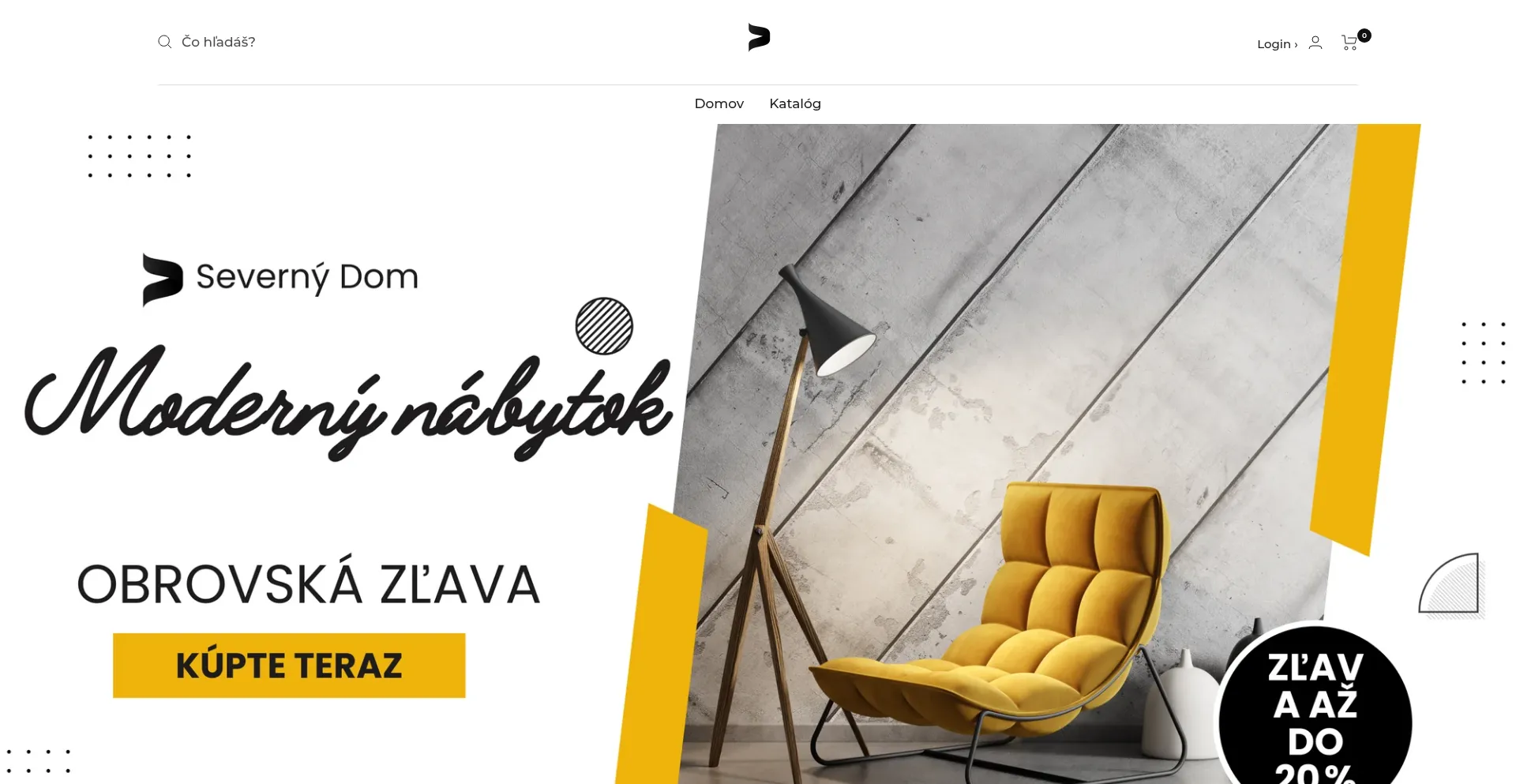 Website screenshot of Severnydom.com