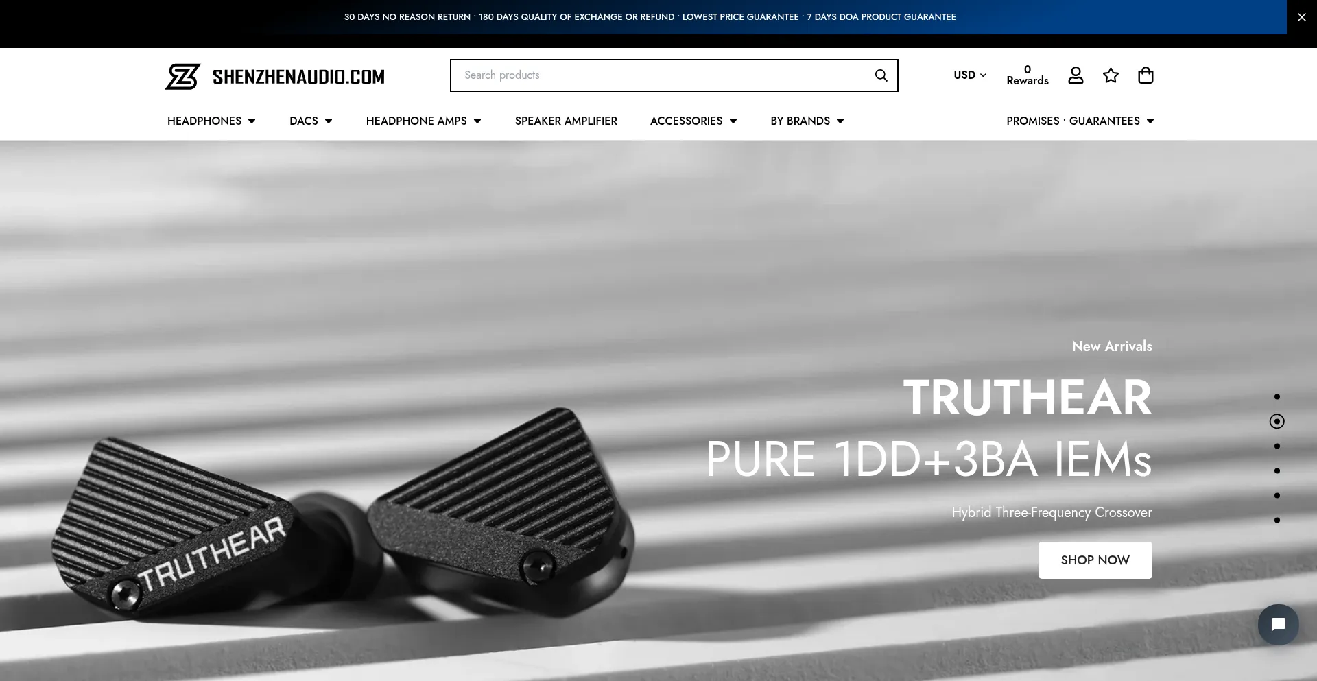 Shenzhenaudio.com Screenshot