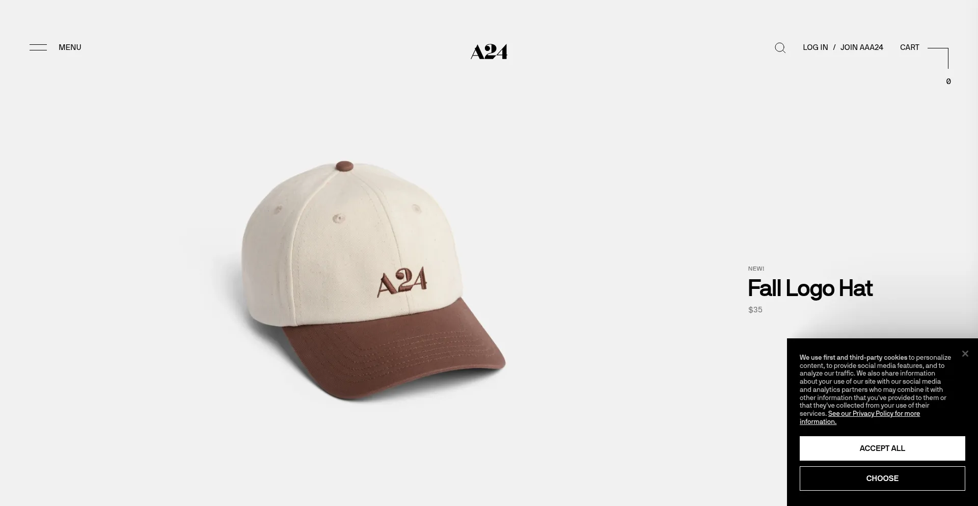 Shop.a24films.com Screenshot