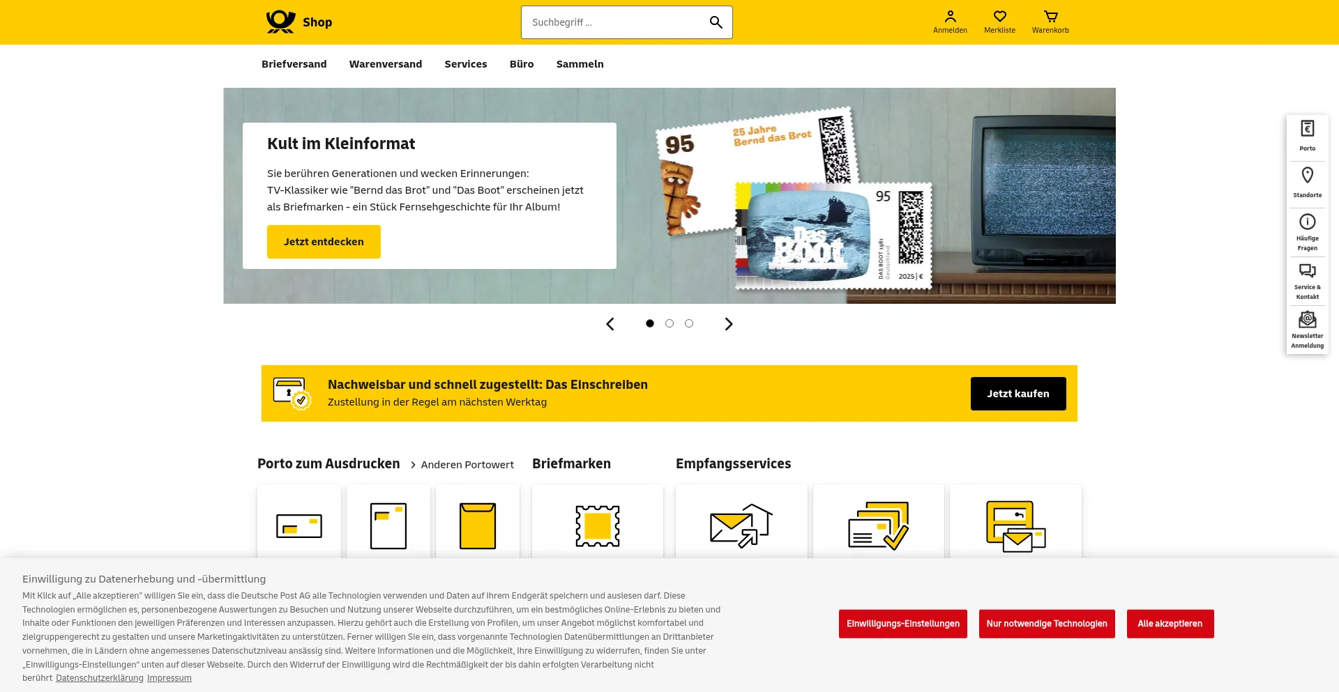 Shop.deutschepost.de é Seguro e Confiável?