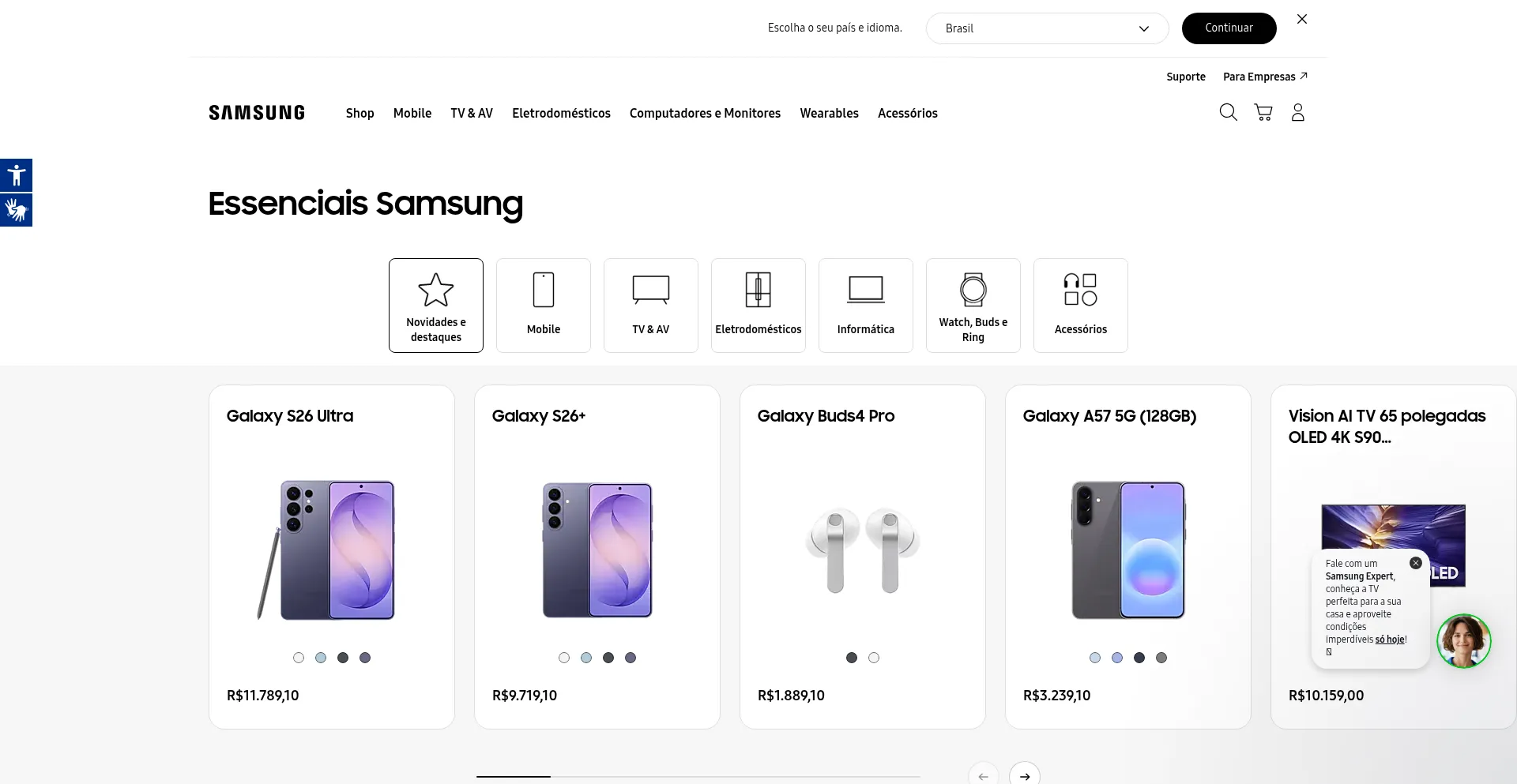 Shop.samsung.com.br