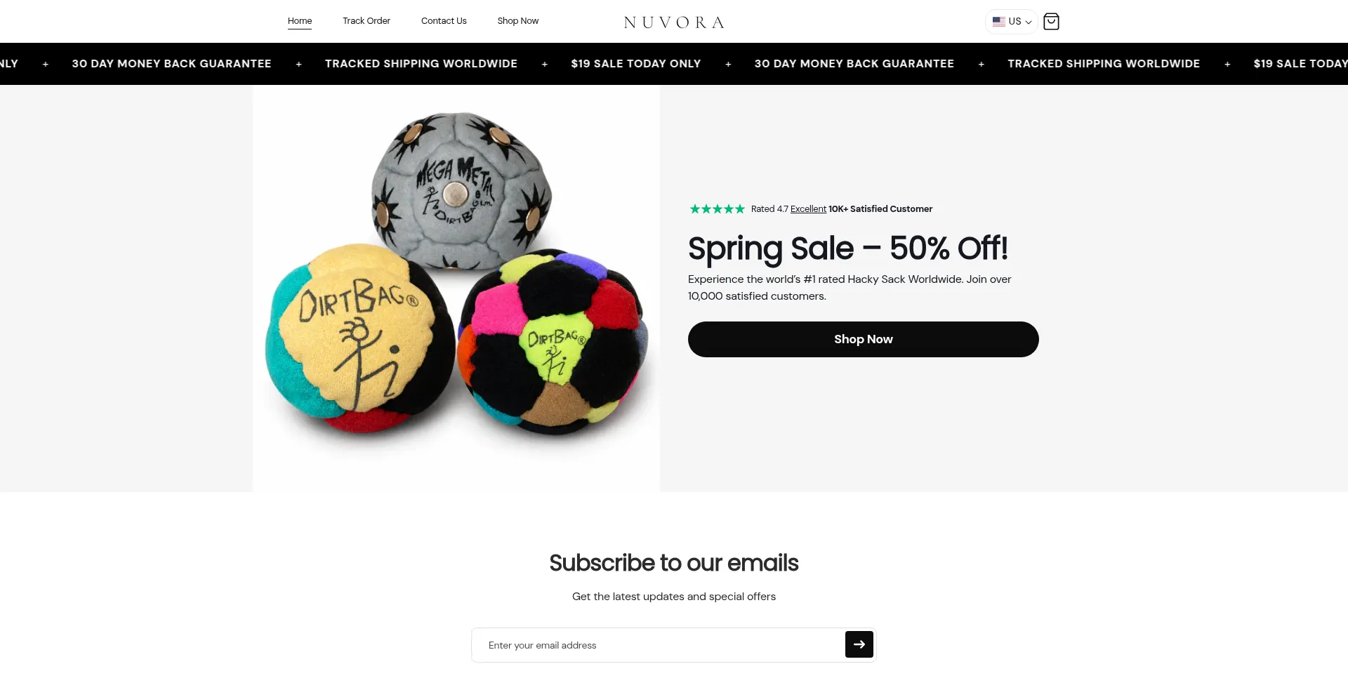 Shopnuvora.org