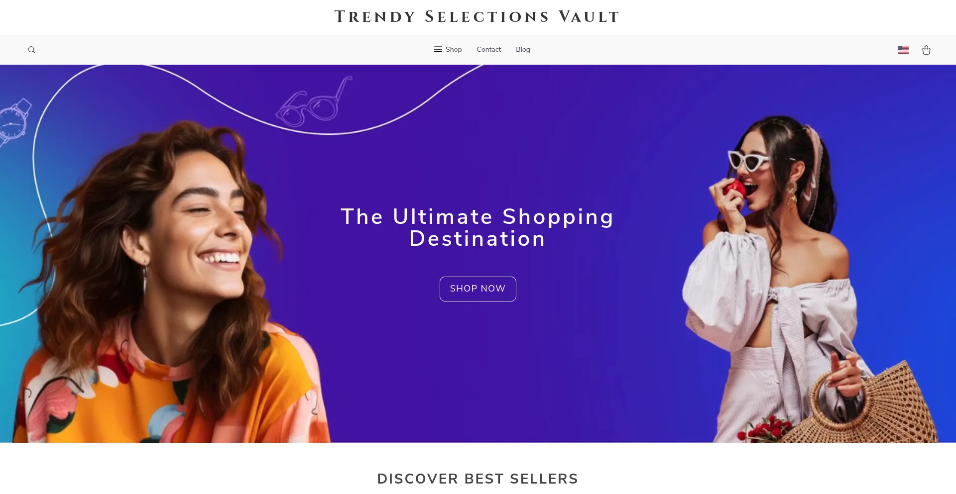 Website screenshot of Shopteer.com