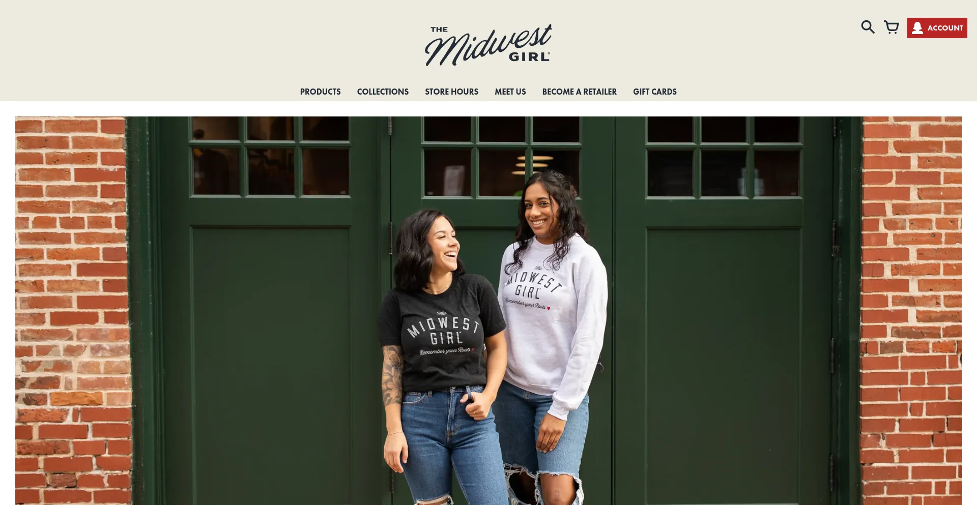 Website screenshot of Shopthemidwestgirl.com