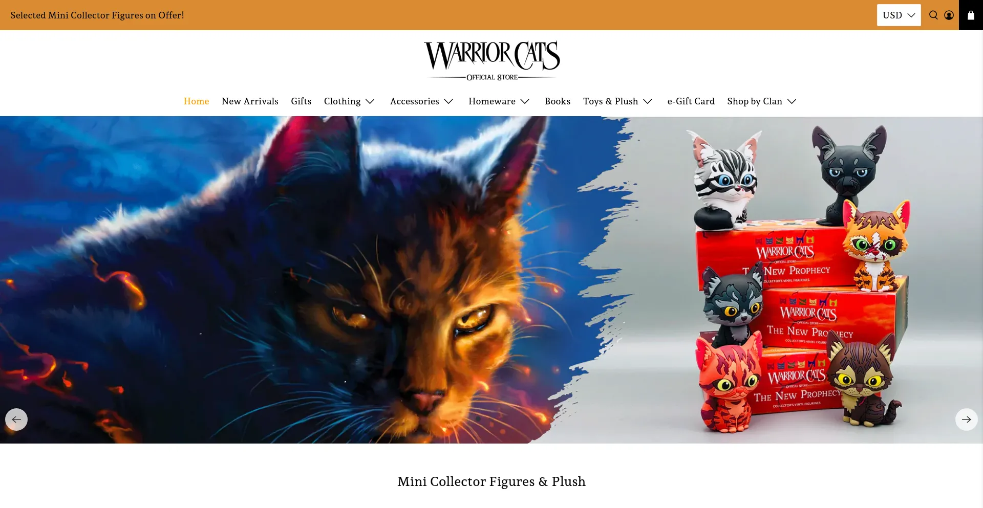 Shopwarriorcats.com