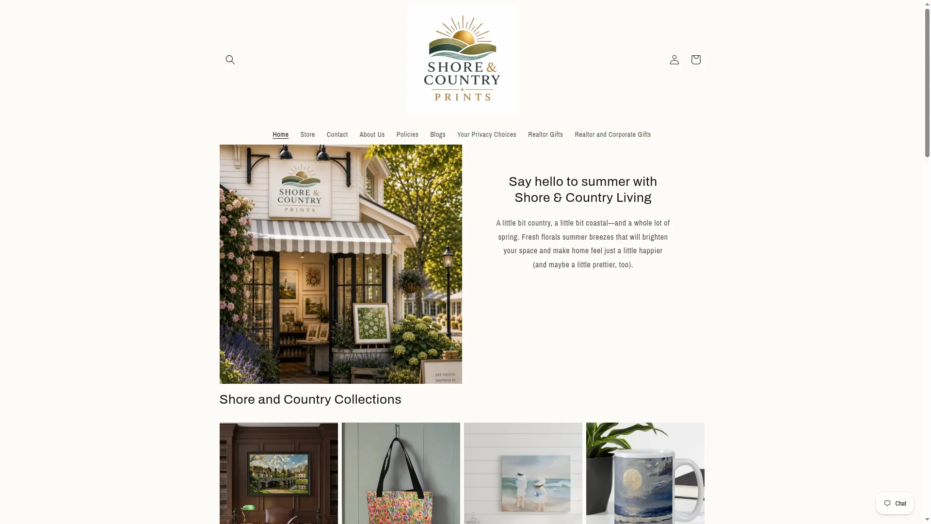 Shoreandcountryprints.com