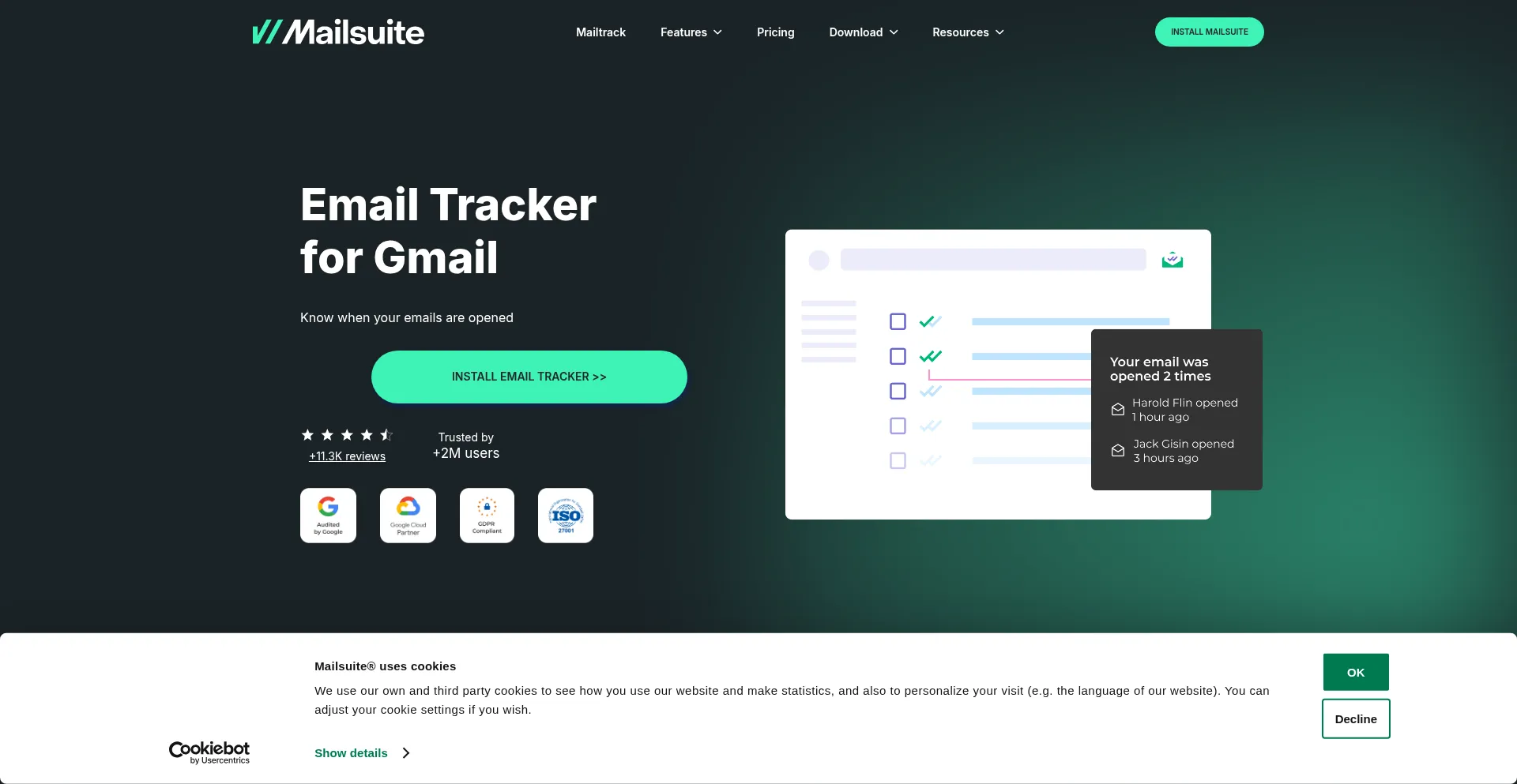 Website screenshot of Shortlink.es
