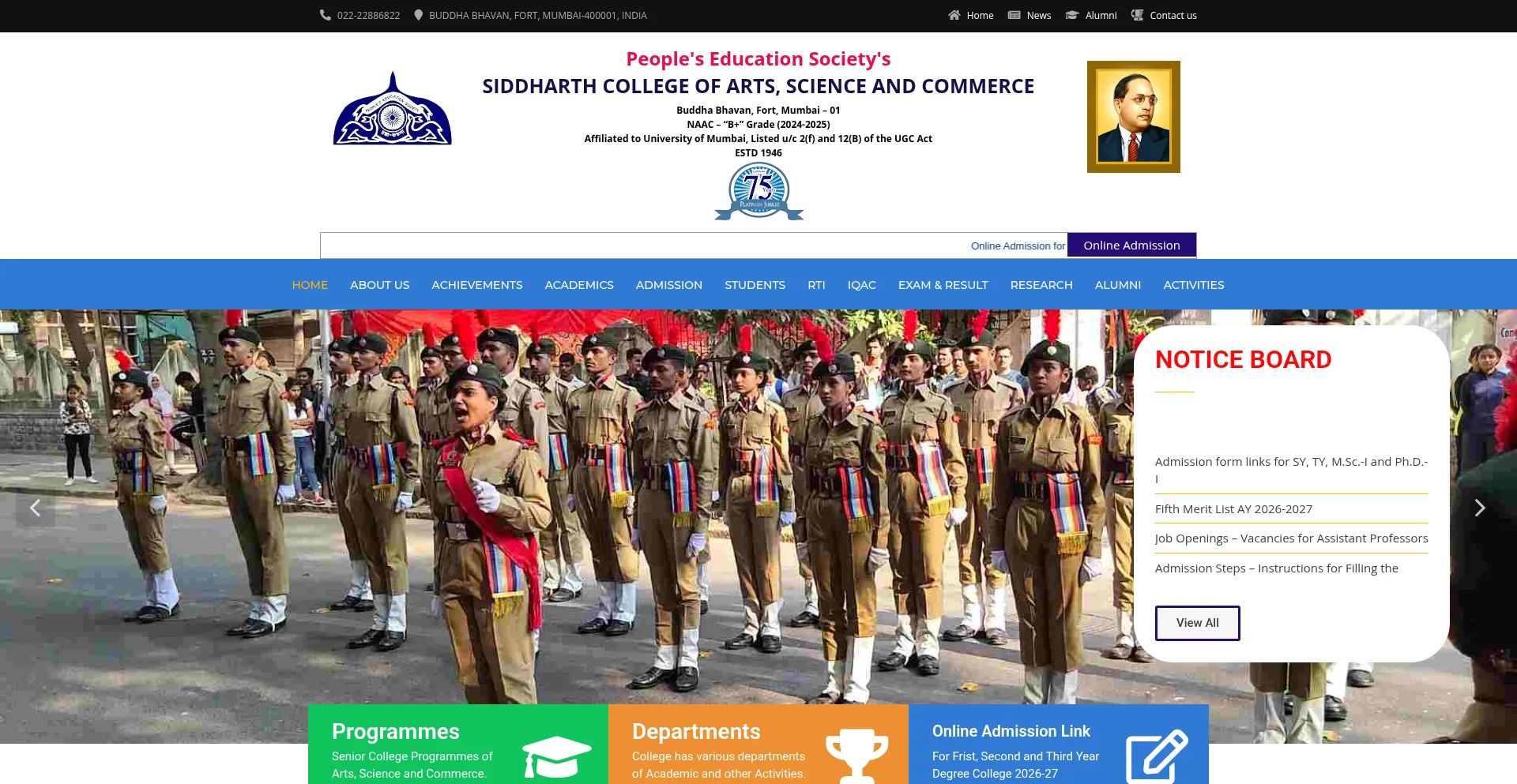 Siddharthasc.edu.in