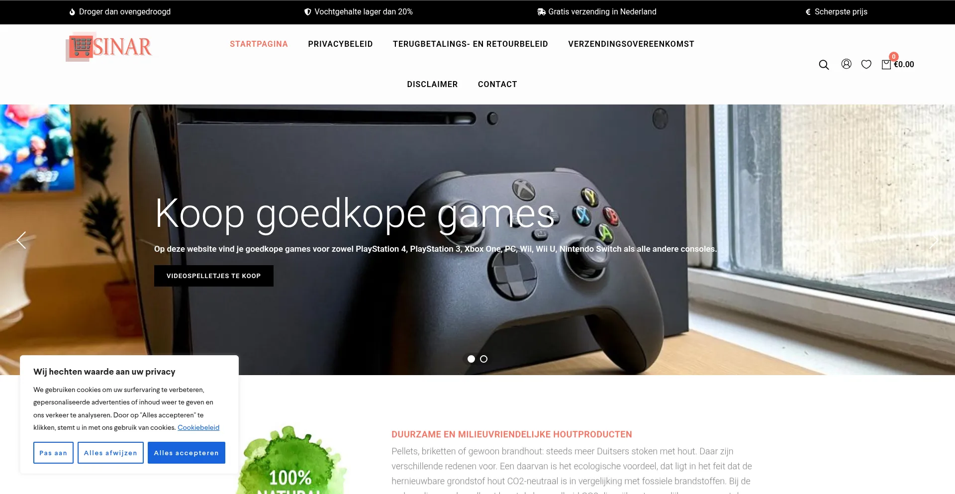 Sinarbrand.com Screenshot