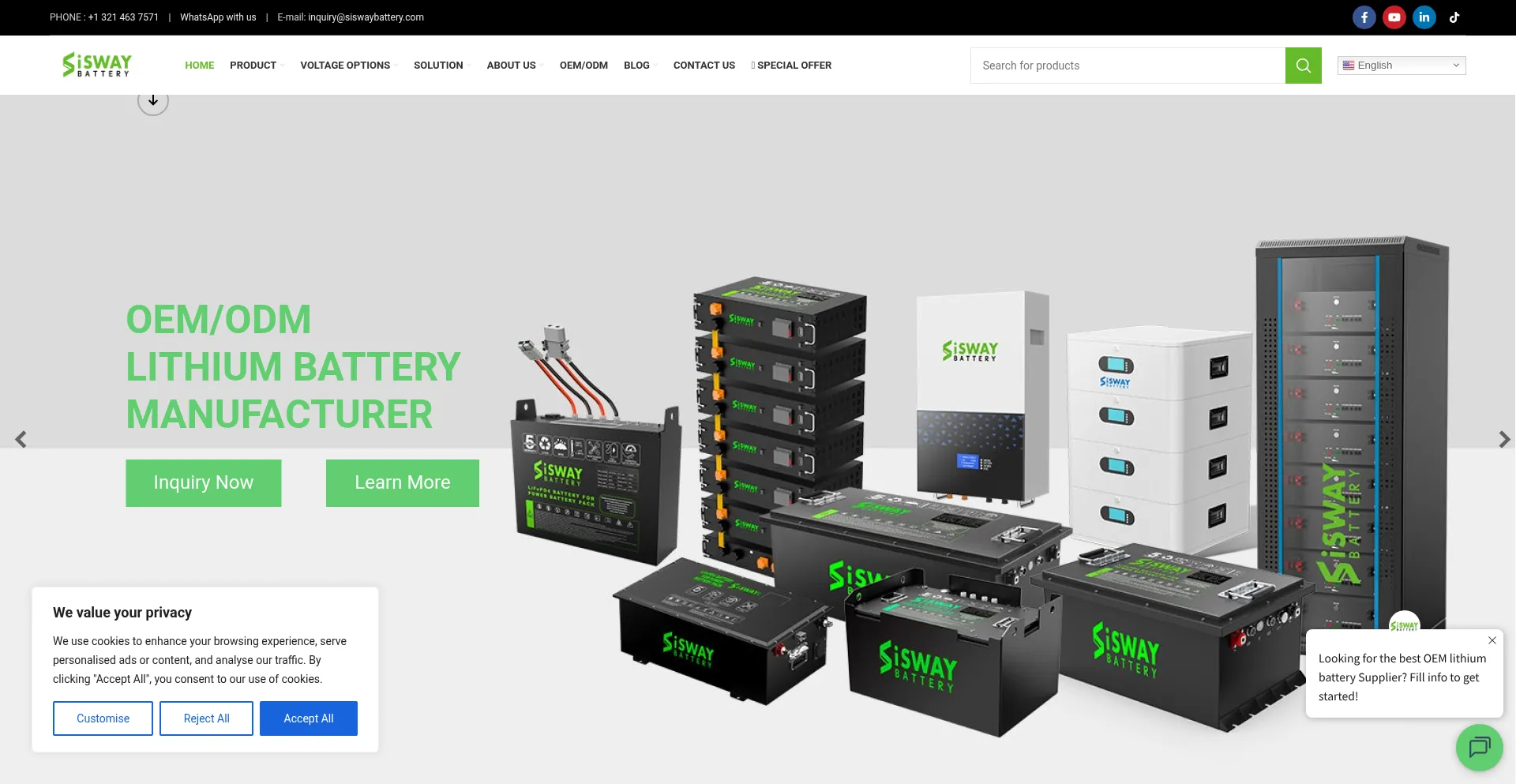Siswaybattery.com