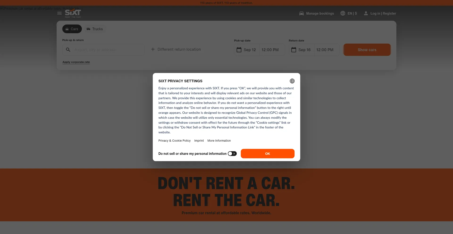 Sixt.com é Seguro e Confiável?
