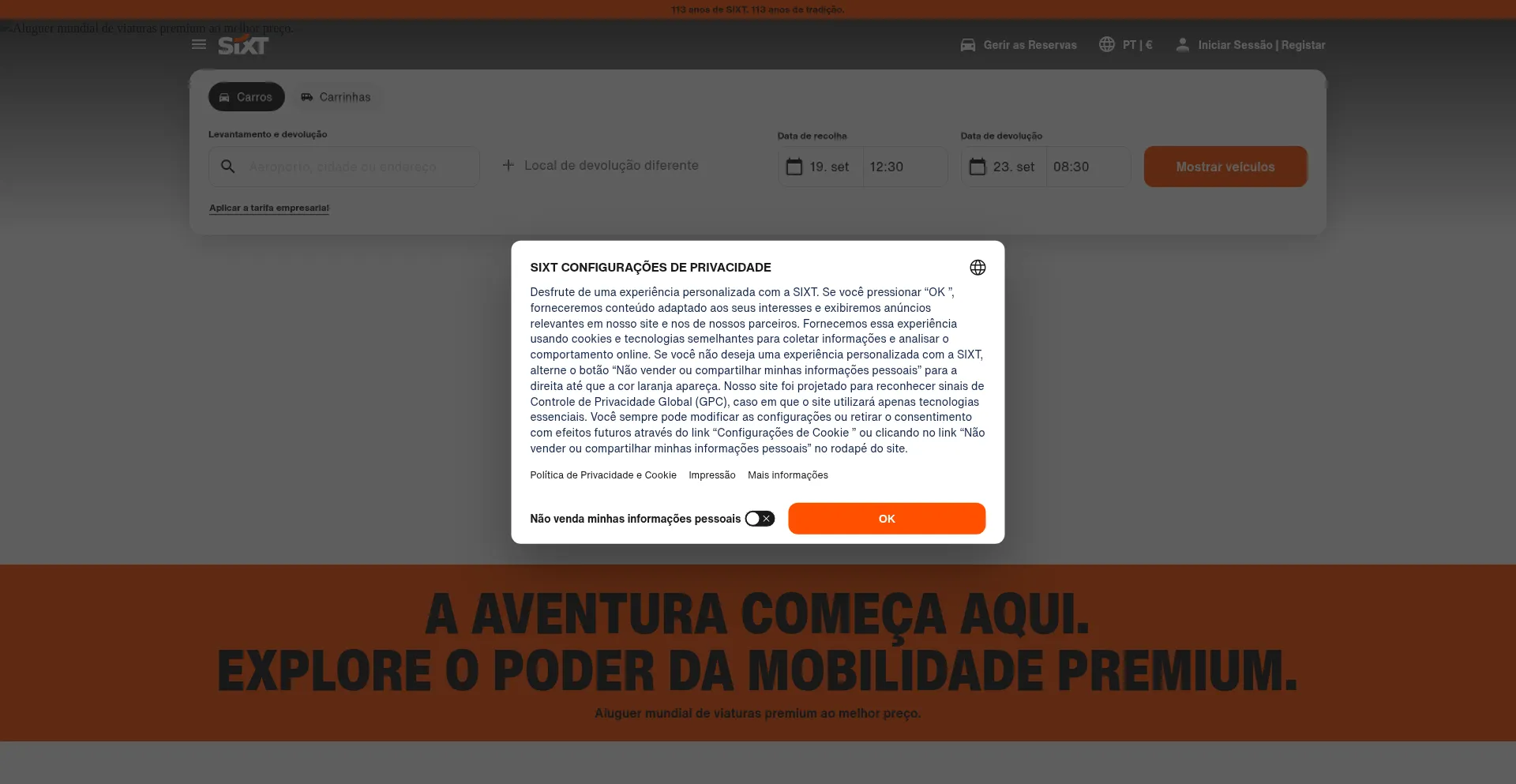 Sixt.pt é Seguro e Confiável?