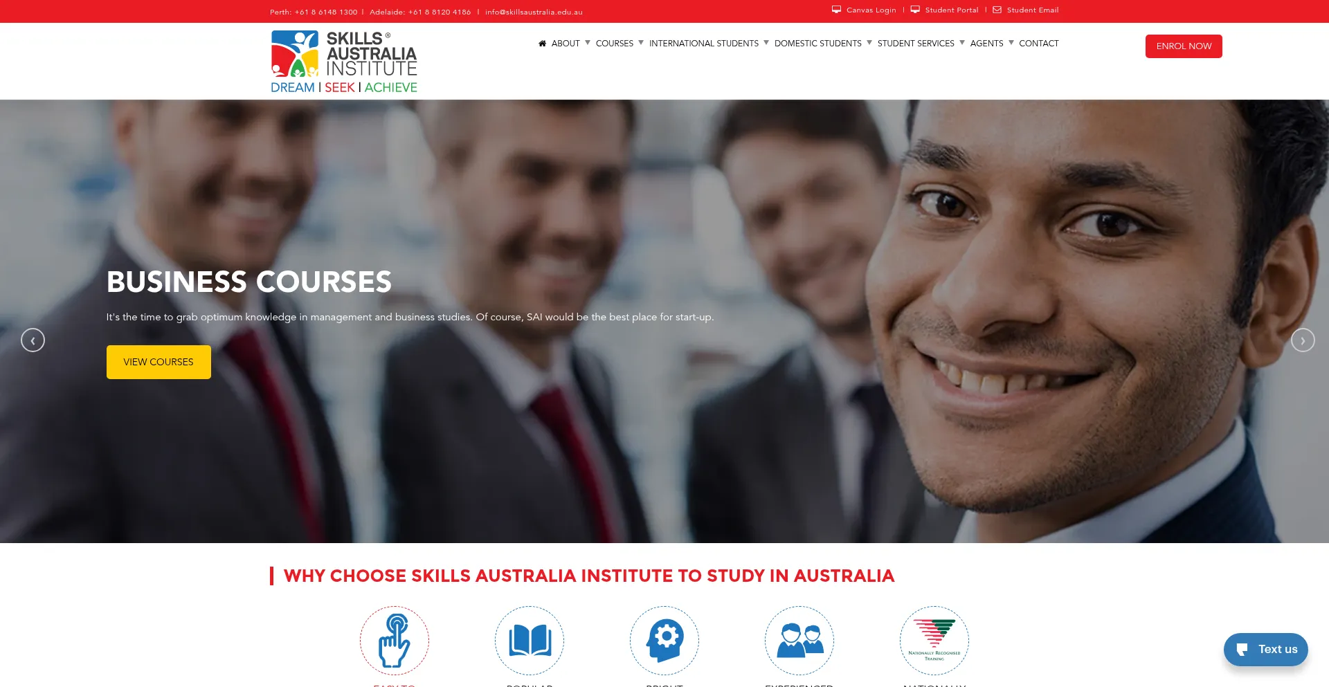 Skillsaustralia.edu.au Screenshot