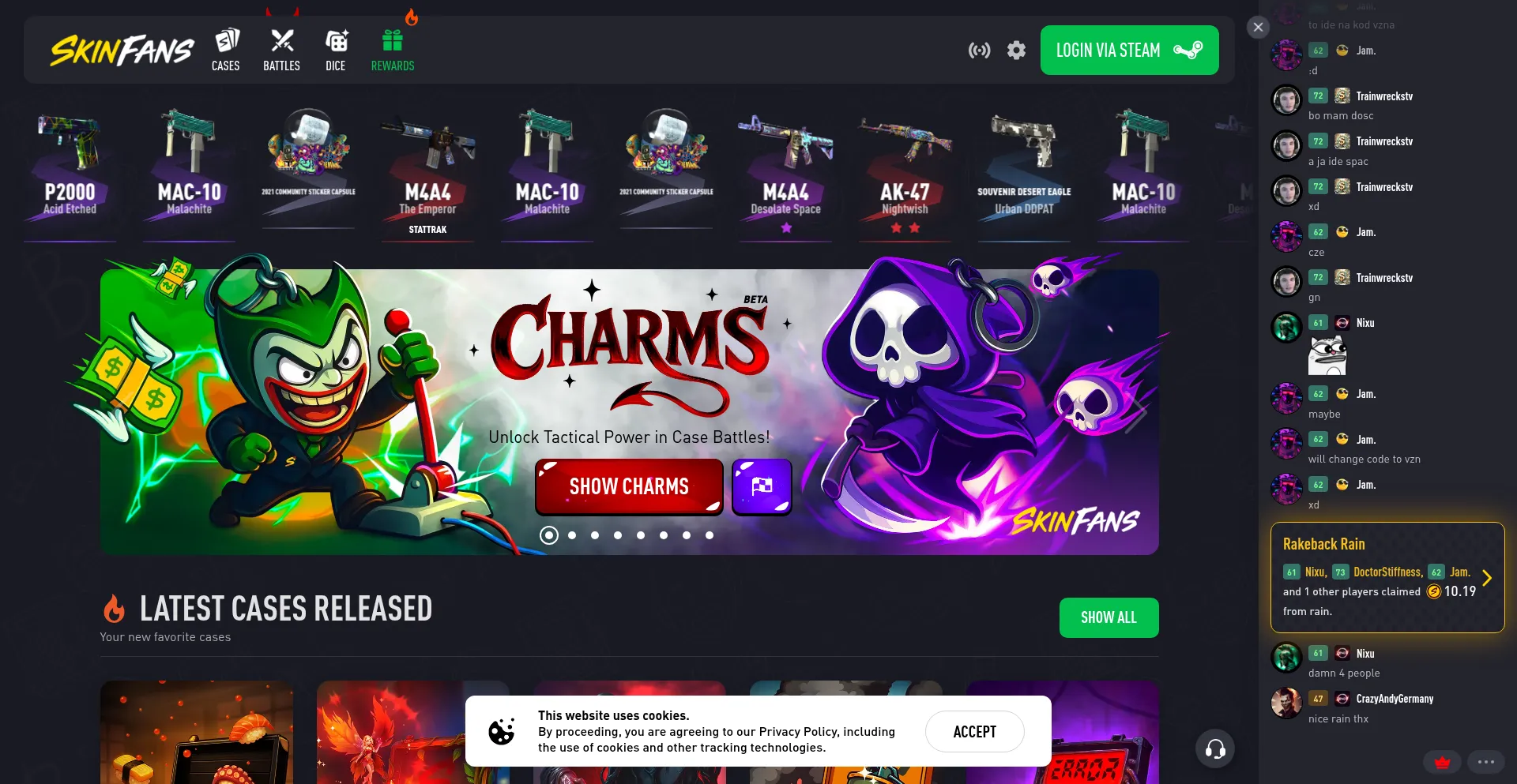 Skin.fans Screenshot