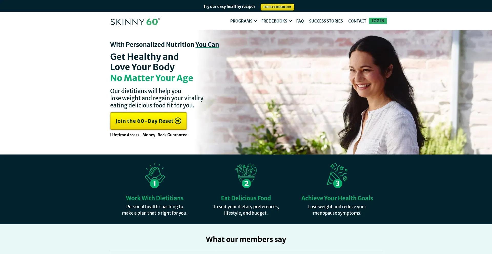 Skinny60.com Screenshot