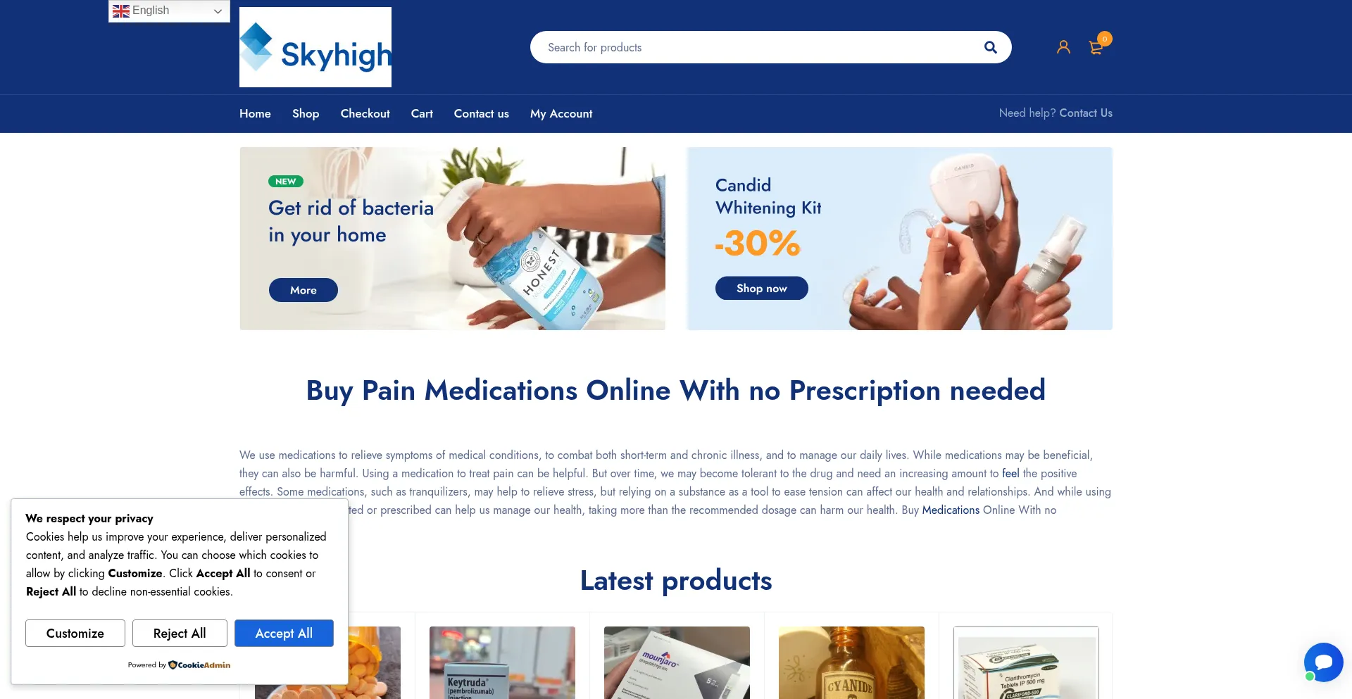 Skyhighpharma.com é Seguro e Confiável?