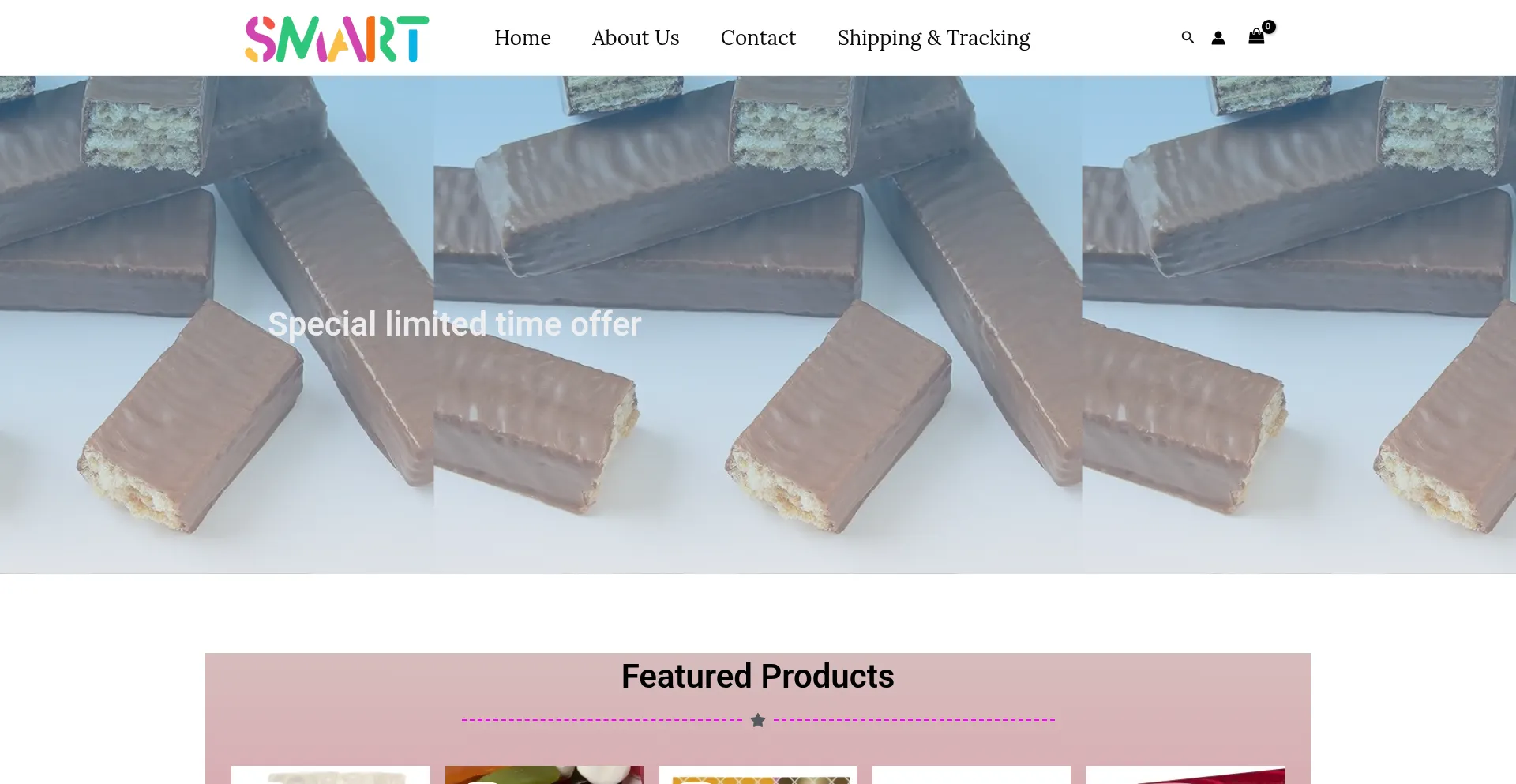 Website screenshot of Smartbuymarket.online