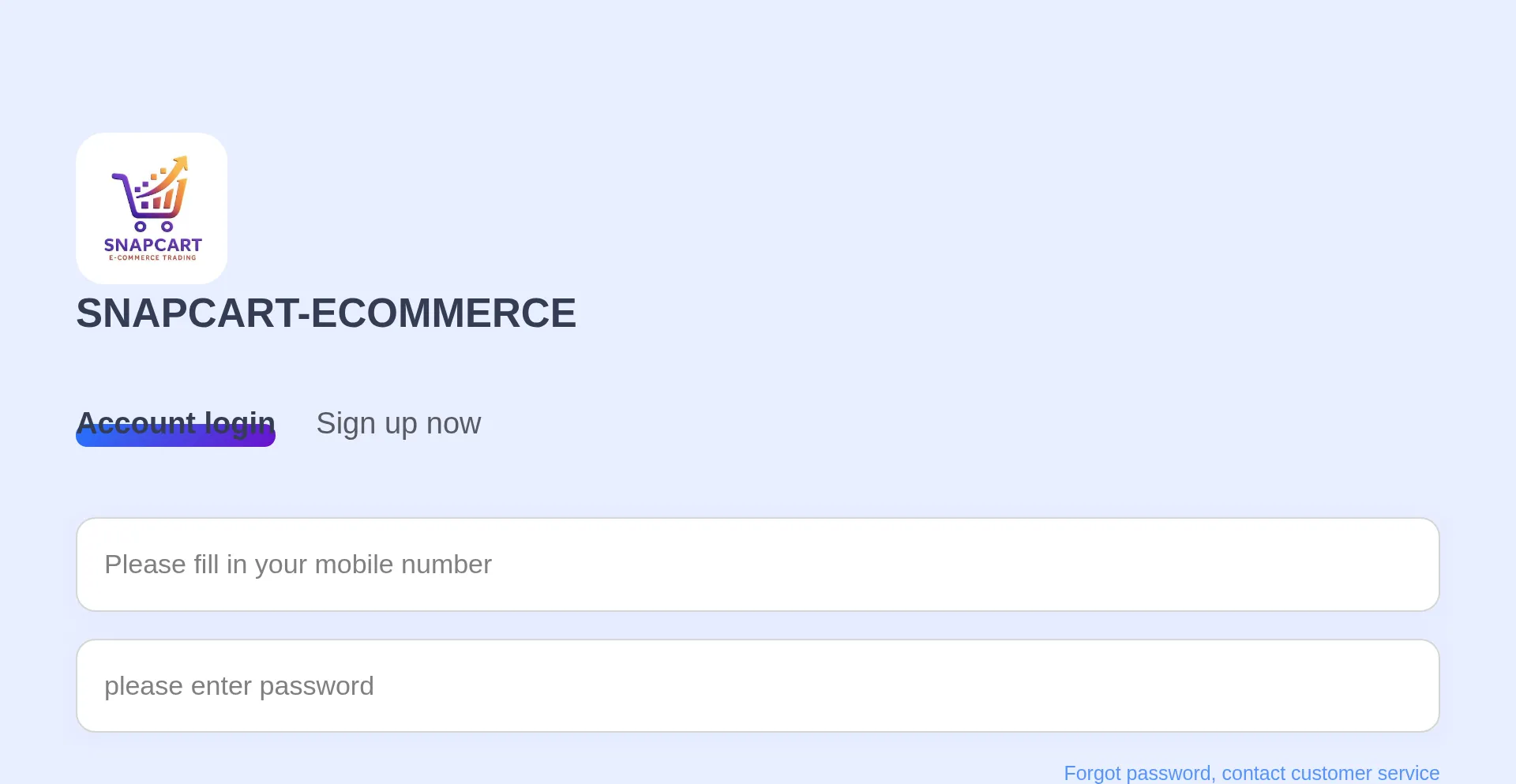 Website screenshot of Snapcart-ecommerce.com