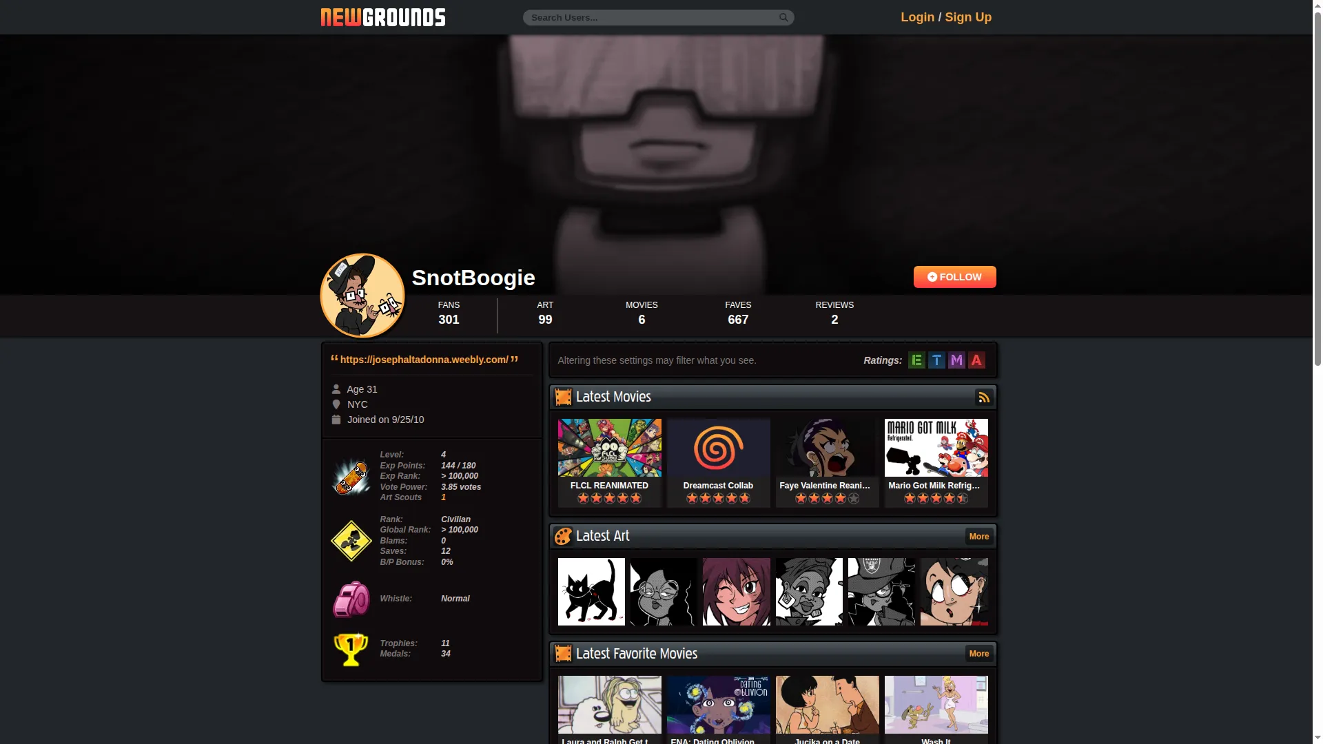Snotboogie.newgrounds.com