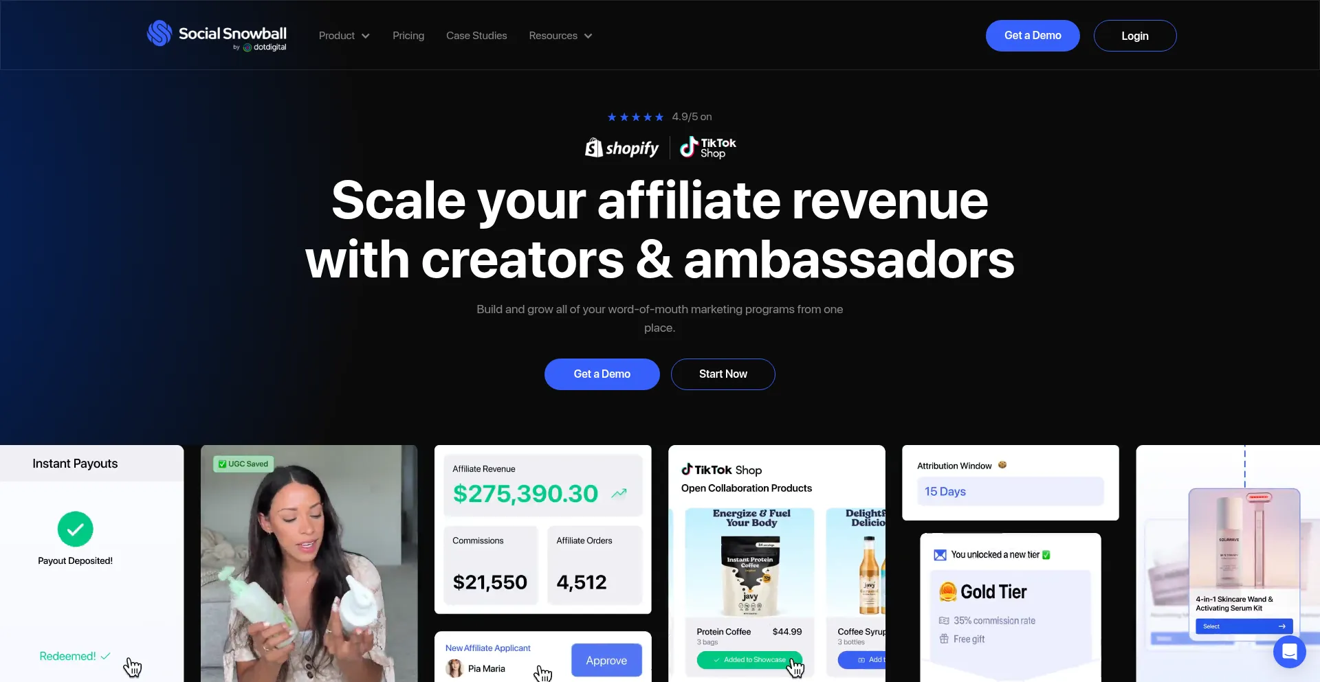 Socialsnowball.io Screenshot
