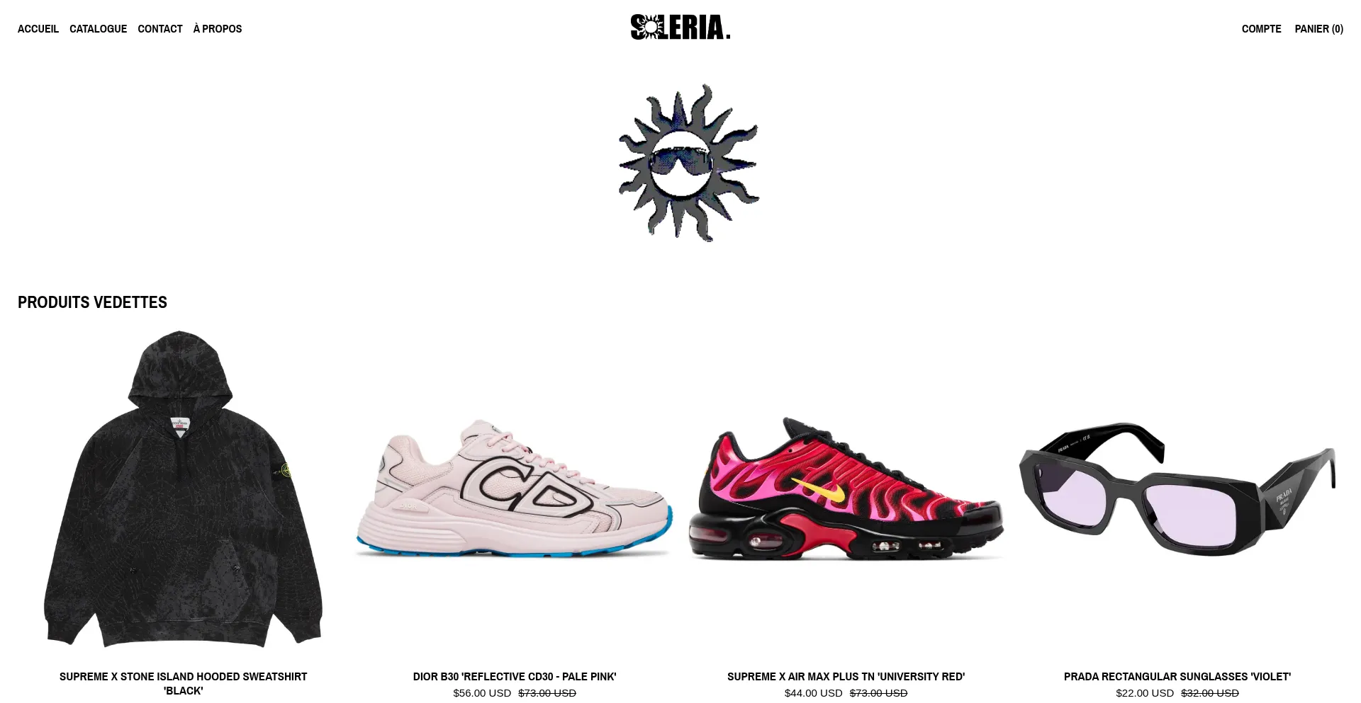 Soleriashop.fr Screenshot