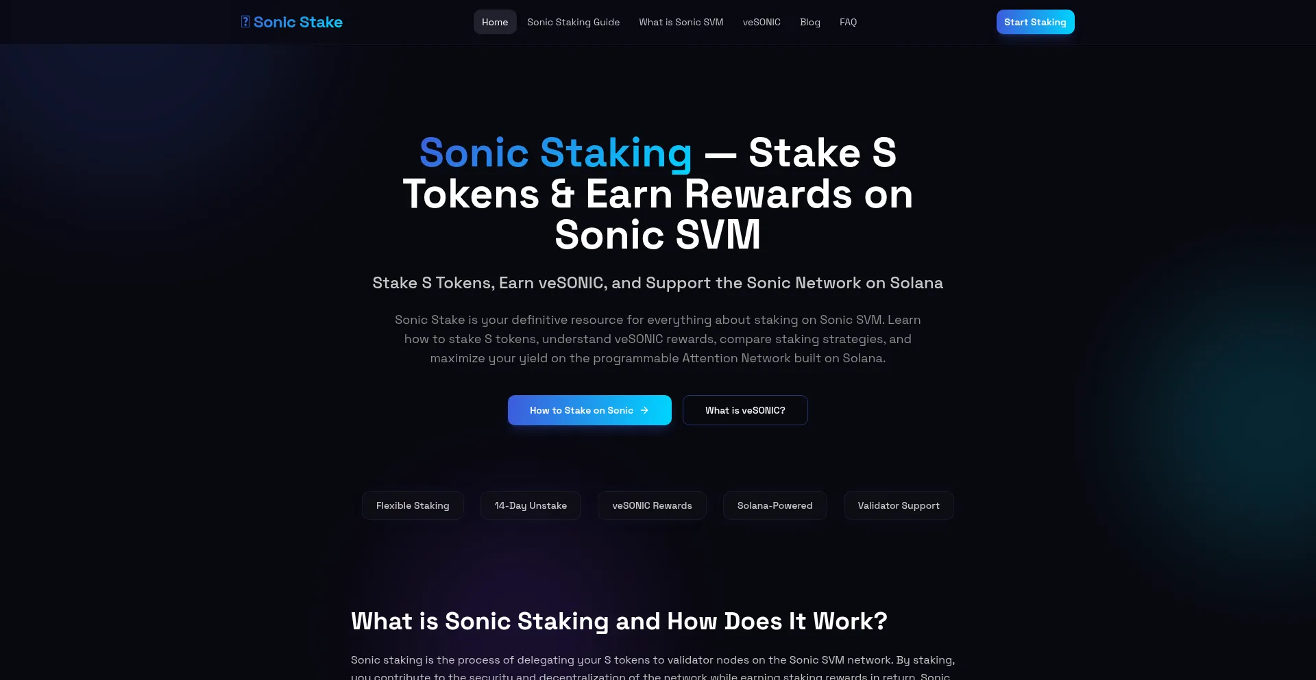 Sonicstaking.com